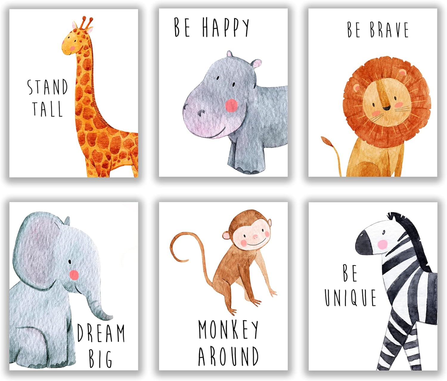 Throwback Traits Cocktail Poster for Preppy Wall Art - Aperol Spritz Drink Prints for Dorm Room and Bedroom Decor, Unframed 6 Set Size 11X17"