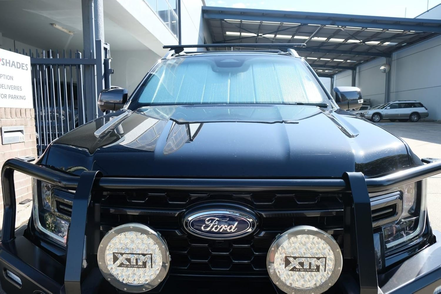 Genuine SNAPSHADES Front Windscreen Sun Shade for Ford Ranger 4Th Gen | Everest 3Rd Gen | VW Amarok 2Nd Gen (P703/U704; 2022-Present) image number 5