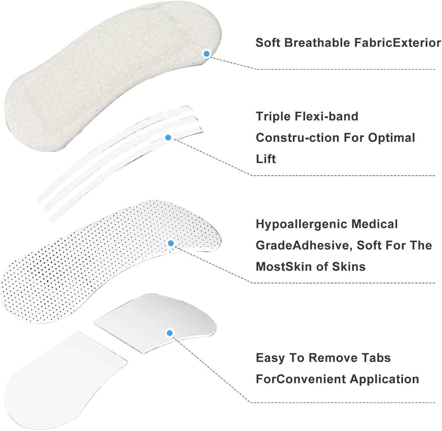 90 Days Supply anti Snoring Nasal Strips-For Men & Women-Snoring Relief Aid-Comfortable Nasal Strips for Nighttime Use image number 2