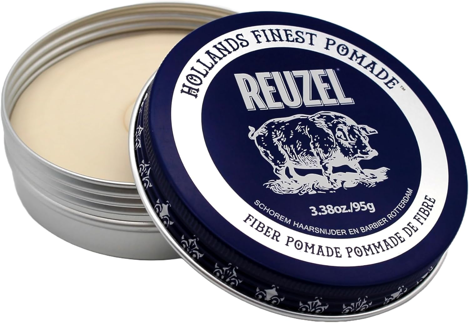 Reuzel Fiber Pomade, Low Shine Firm Holding Texurised Fuller Look, Easy to Restyle Throughout the Day 3.38Oz/95G image number 4