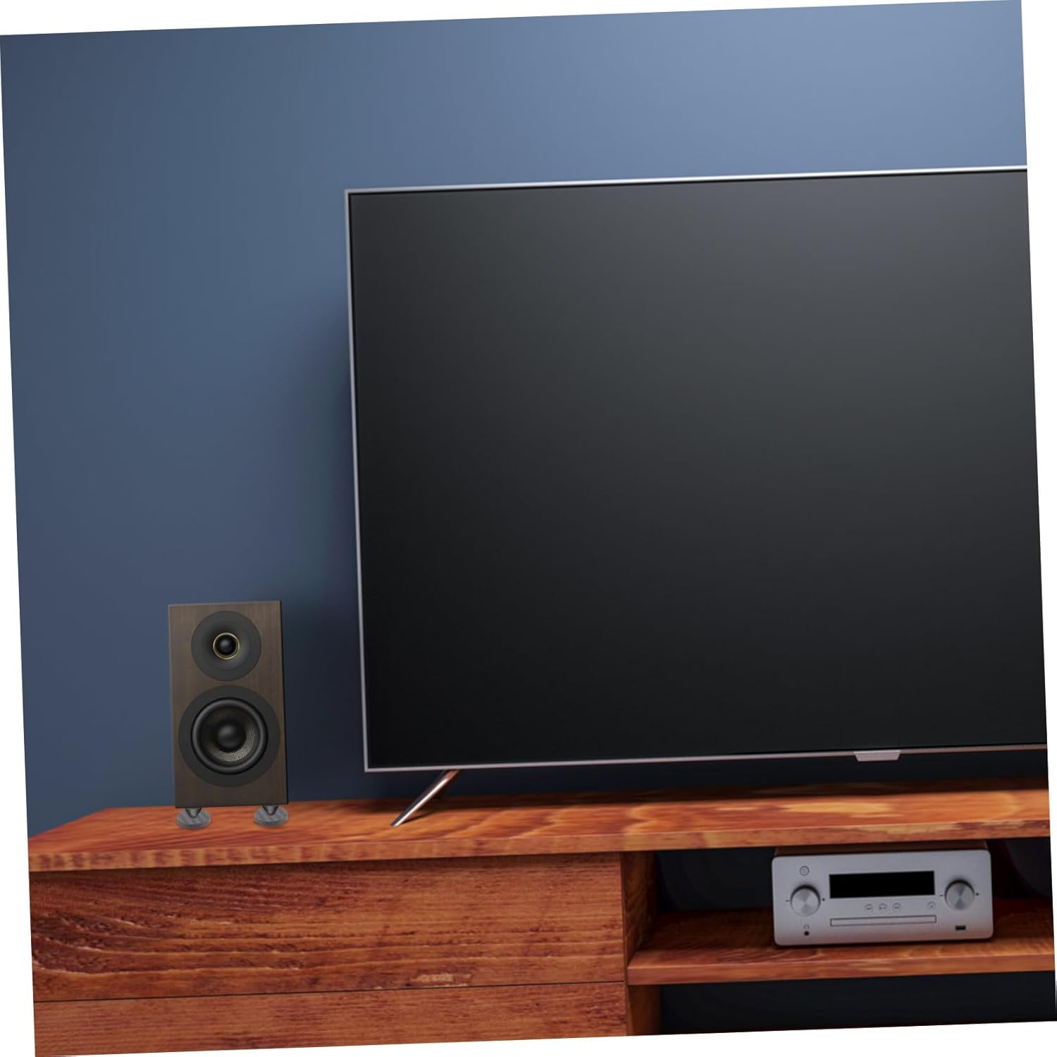 Sewroro Carbon Fiber Speaker Spikes Feet Pads 4Pcs 25X5Mm Vibration Isolation Soundproof Stand for Home Audio and Hifi Systems image number 4