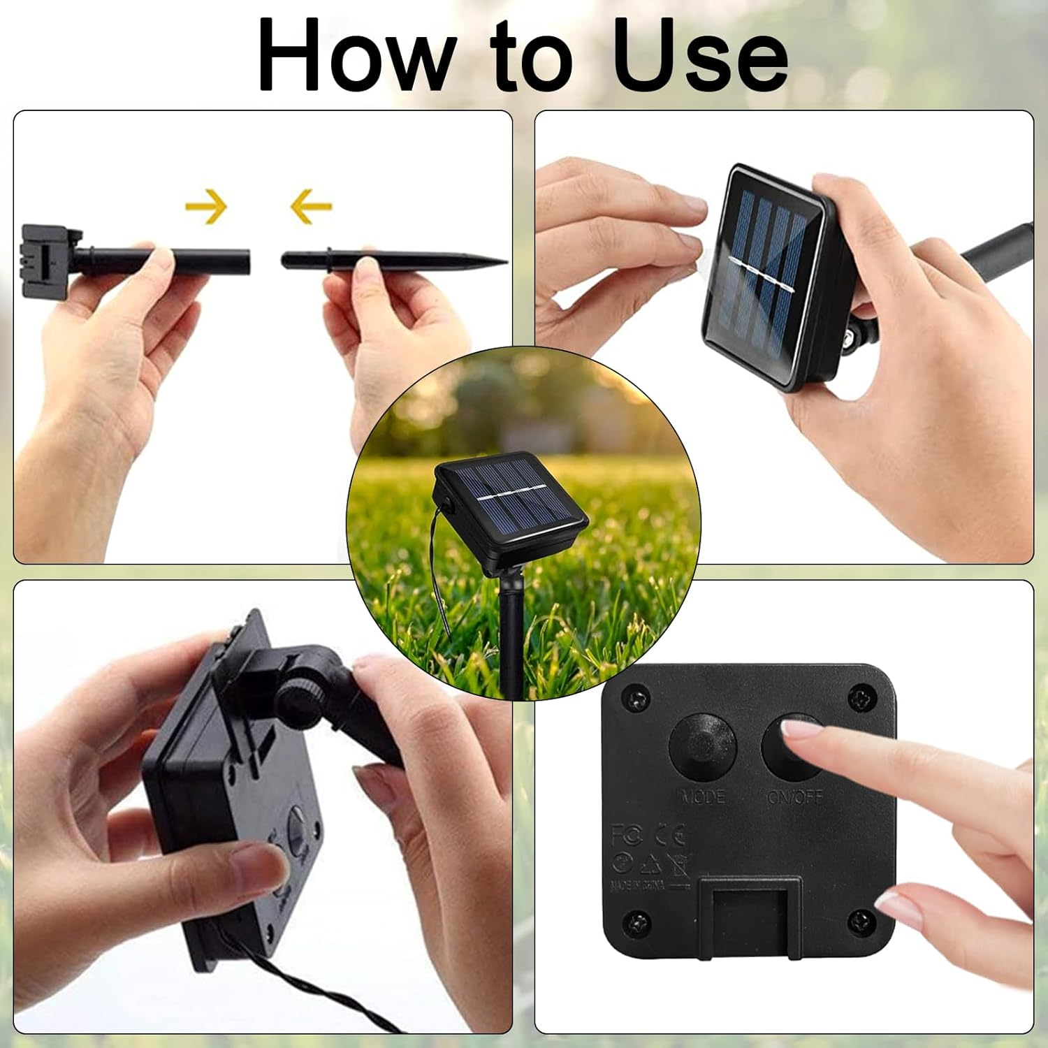 LED Fairy Lights Indoor Outdoor 100 Leds Ball Fairy Lights 12 M 8 Modes Waterproof Fairy Lights Solar Bubble Ball Lights for Christmas, Wedding, Party, Garden, Bedroom image number 1