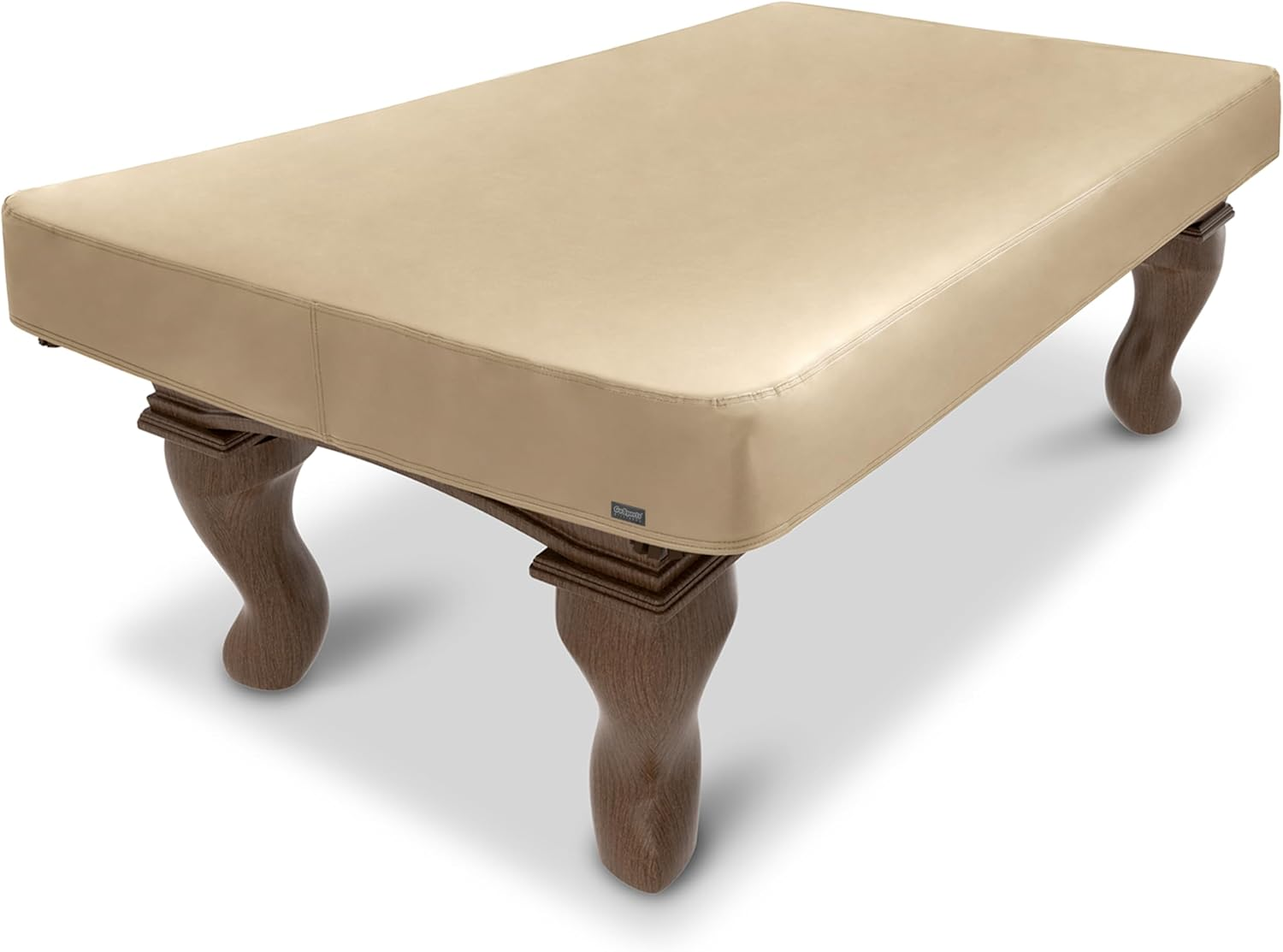 Gosports 7 Ft Premium Leatherette Pool Table Cover - Waterproof & Tearproof - Heavy Duty Indoor & Outdoor Billiard Table Cover - Black