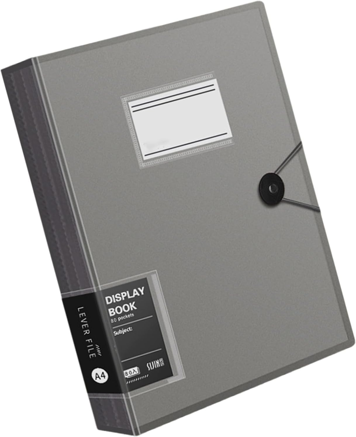 A4 Size File Document Folder Display Presentation Book Report Cover Clear Pockets Pastel Colours Durable Sleeves School Office Business Report Study Paper Storage Organiser (1, Black X 30 Pockets) - 5, Clorful X 60 Pockets image number 6