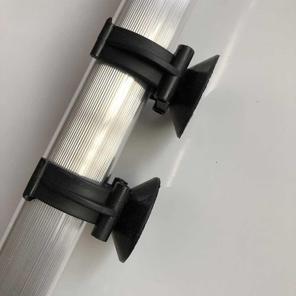 Teensery 10 Pcs Aquarium Heater Suction Cups Fish Tank Heating Rod Suckers Clips Holders Clamps for Fish Tank (Black) image number 3