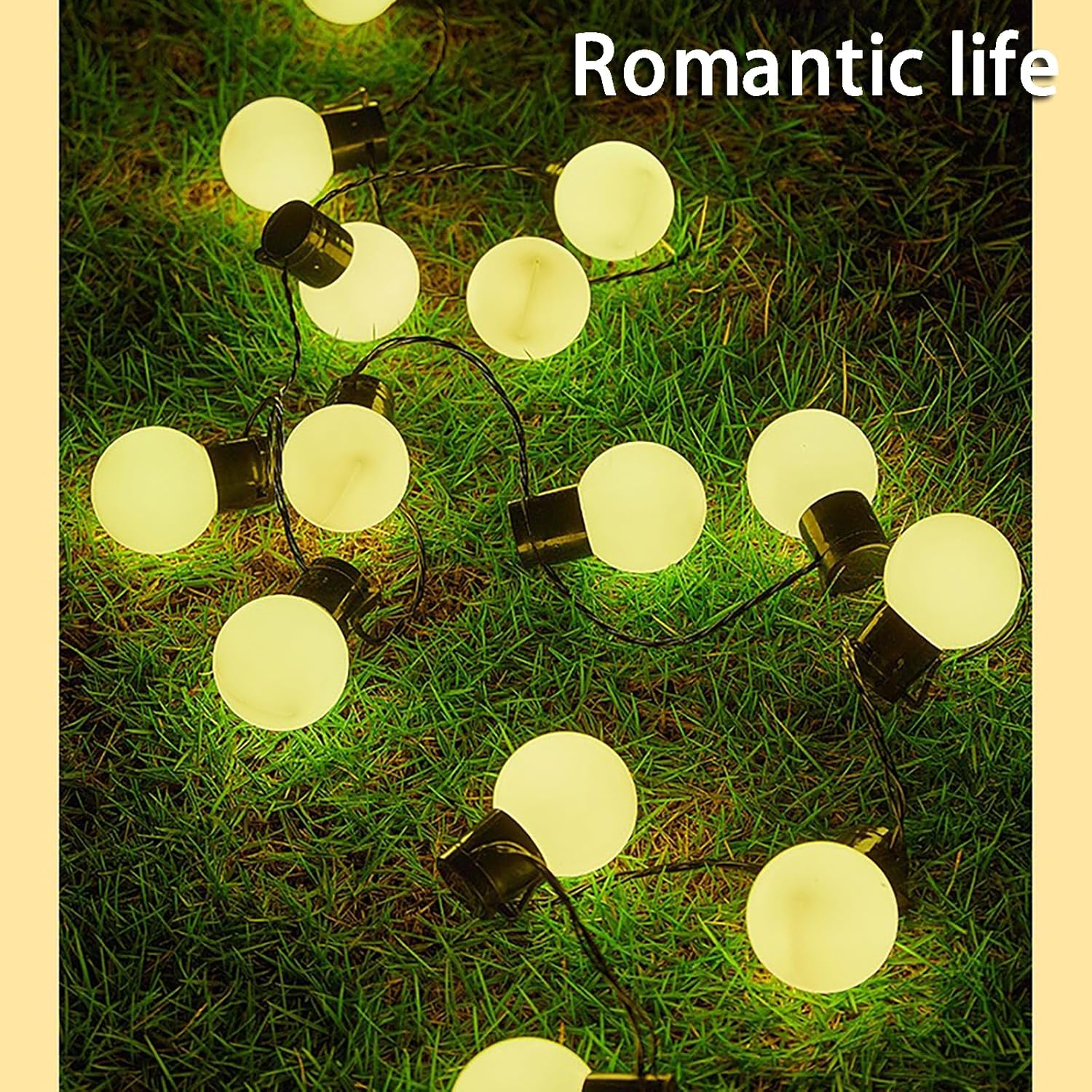 Outdoor String Lights, Christmas Patio Globe String Lights LED, 10M 40 Waterproof Commercial Grade Decorative Lights for Backyard, Garden and Party Outdoor Decor image number 4