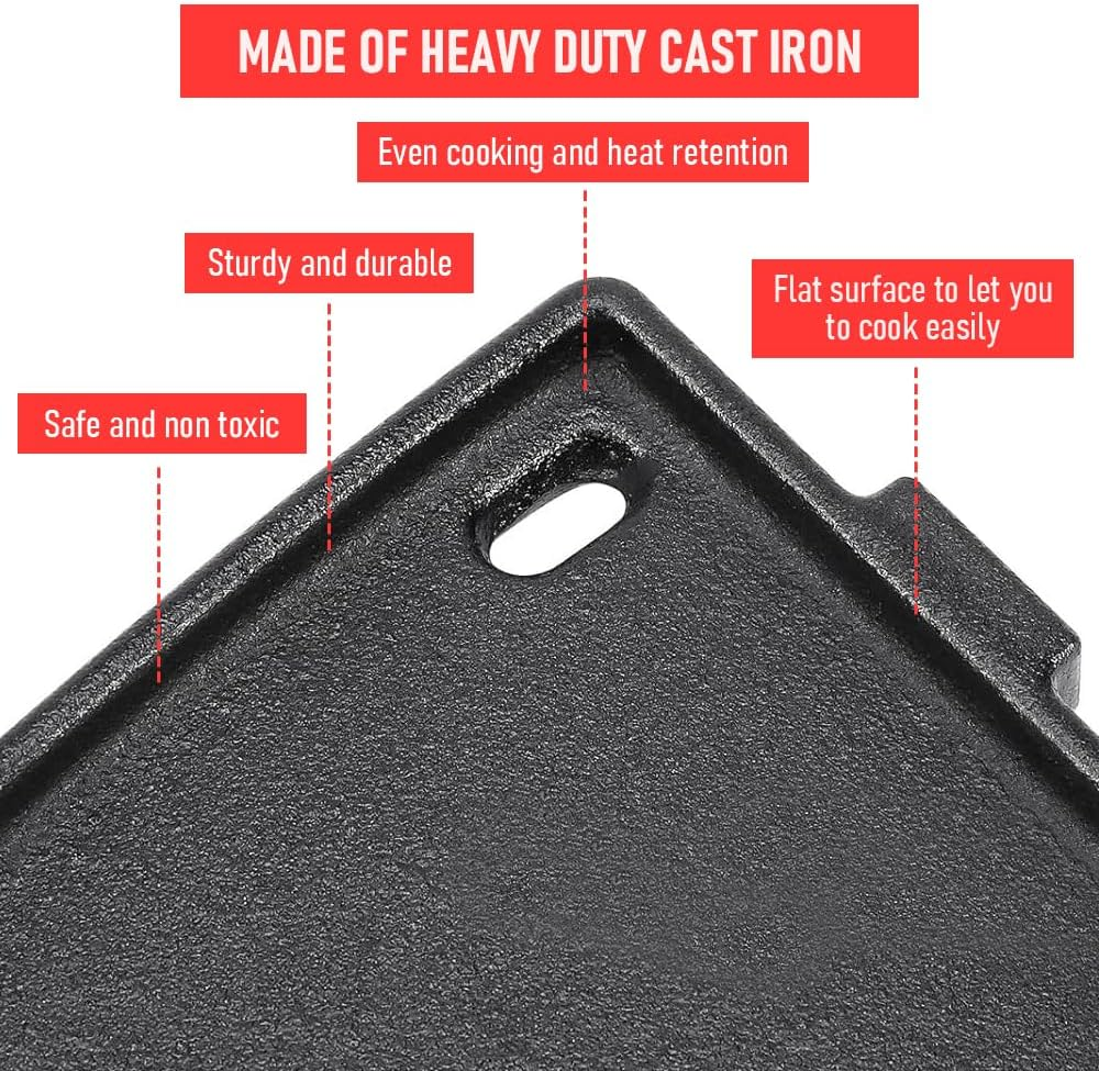 Cast Iron BBQ Grate Replacement Part for Weber Q Models Q200 Q220 Q240 Q260 Q2000 Q2200 Q2400 Series image number 4