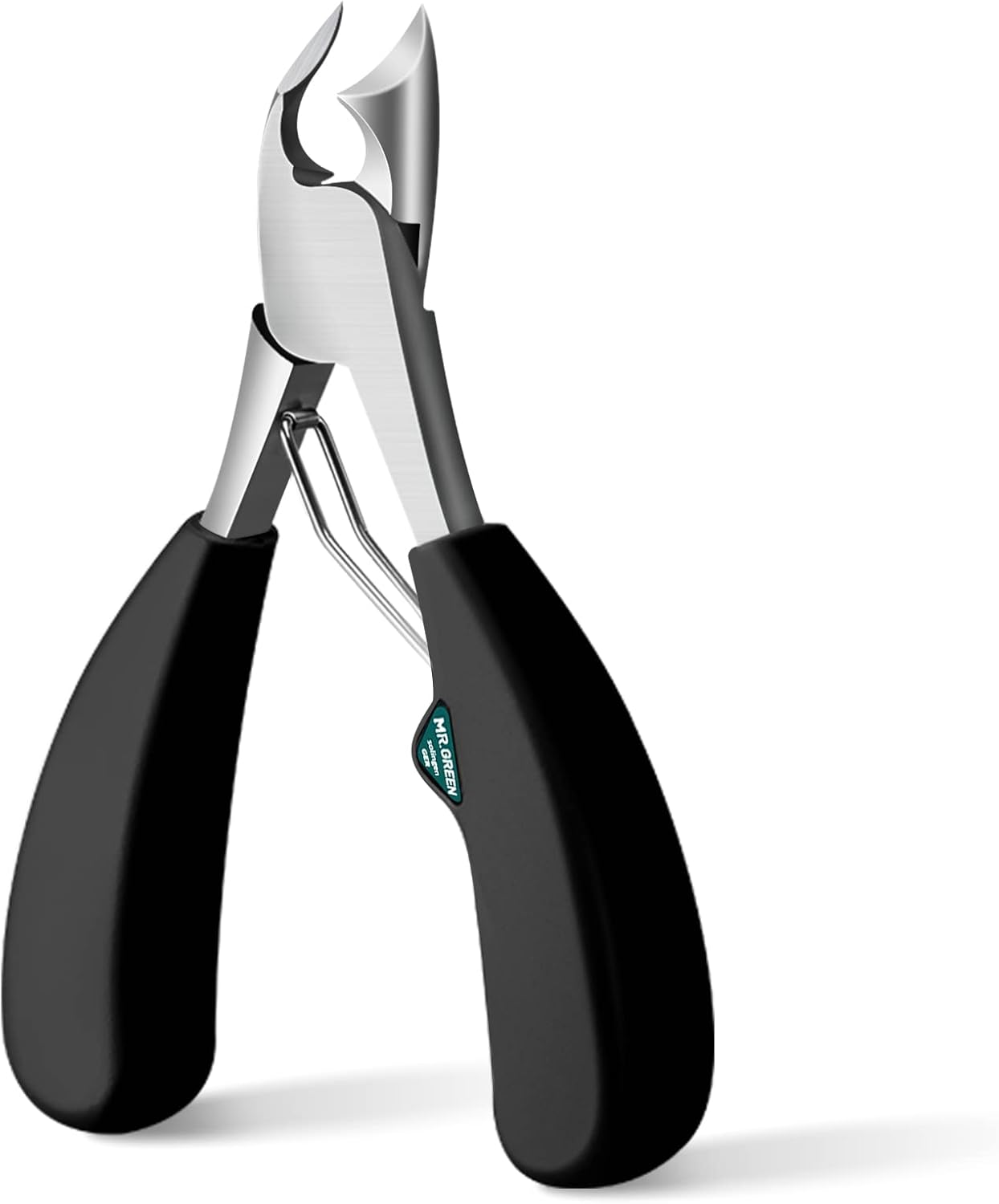 MR.GREEN Toenail Clipper Stainless Steel Ingrown Nail Cutter Good at Cutting Thick and Hard Nails Pedicure Tools (Orange+Nail Remover)