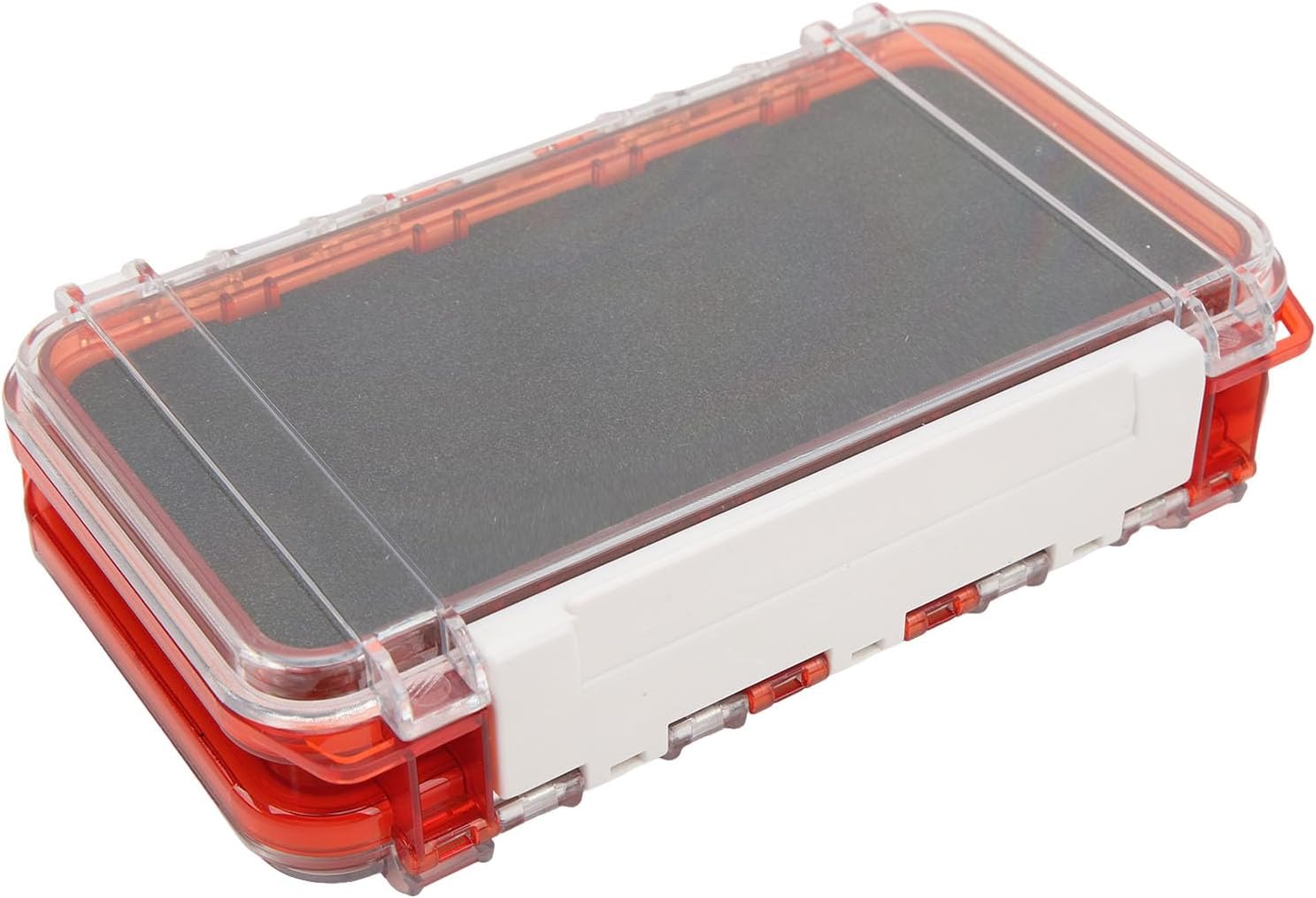 Fish Tackle Storage Box, Multi Compartment Portable PP Fishing Tackle Trays for River Fishing (Red) image number 4