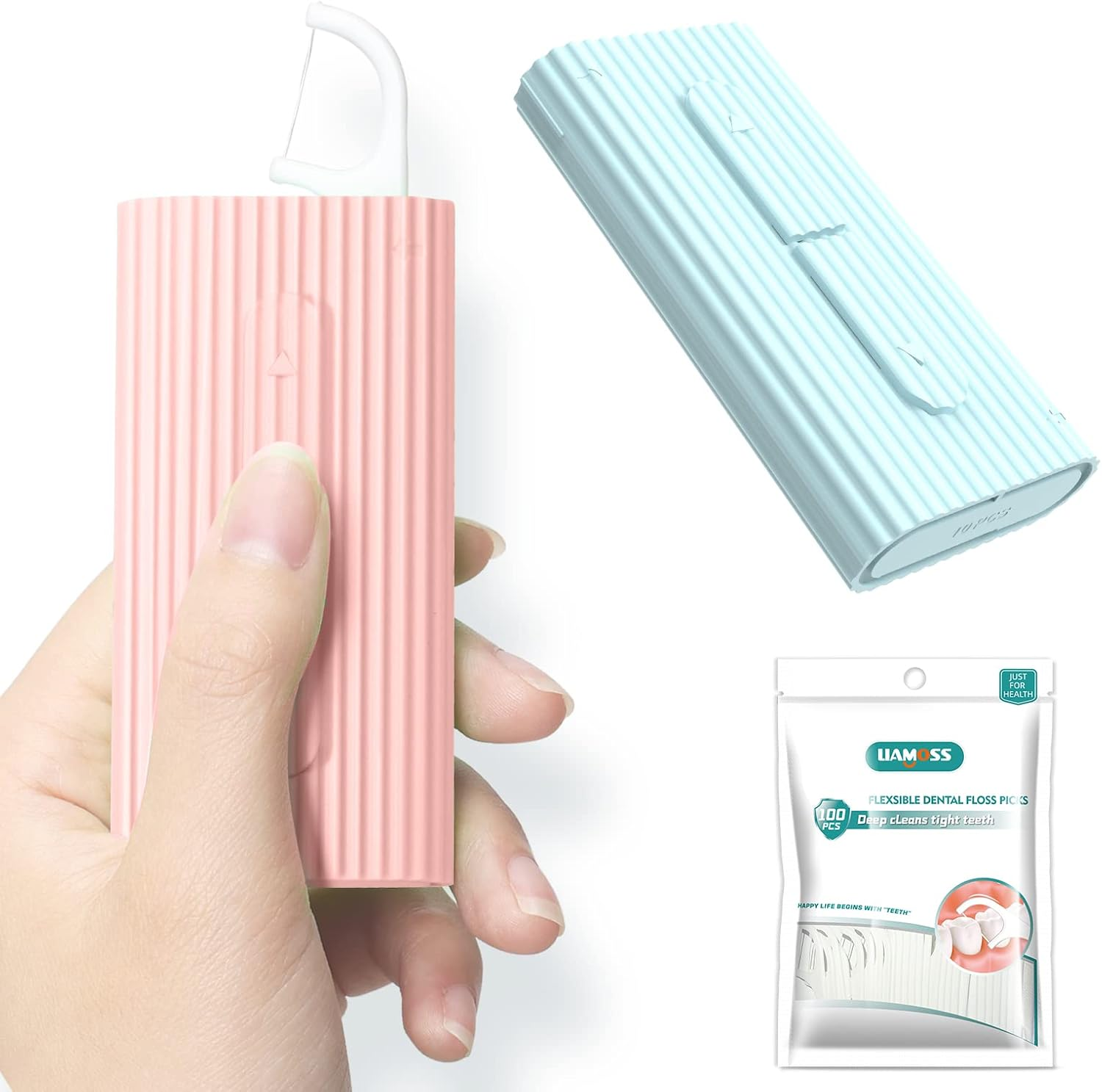 LIAMOSS Eental Floss,Toothpick Stick,Floss Pick