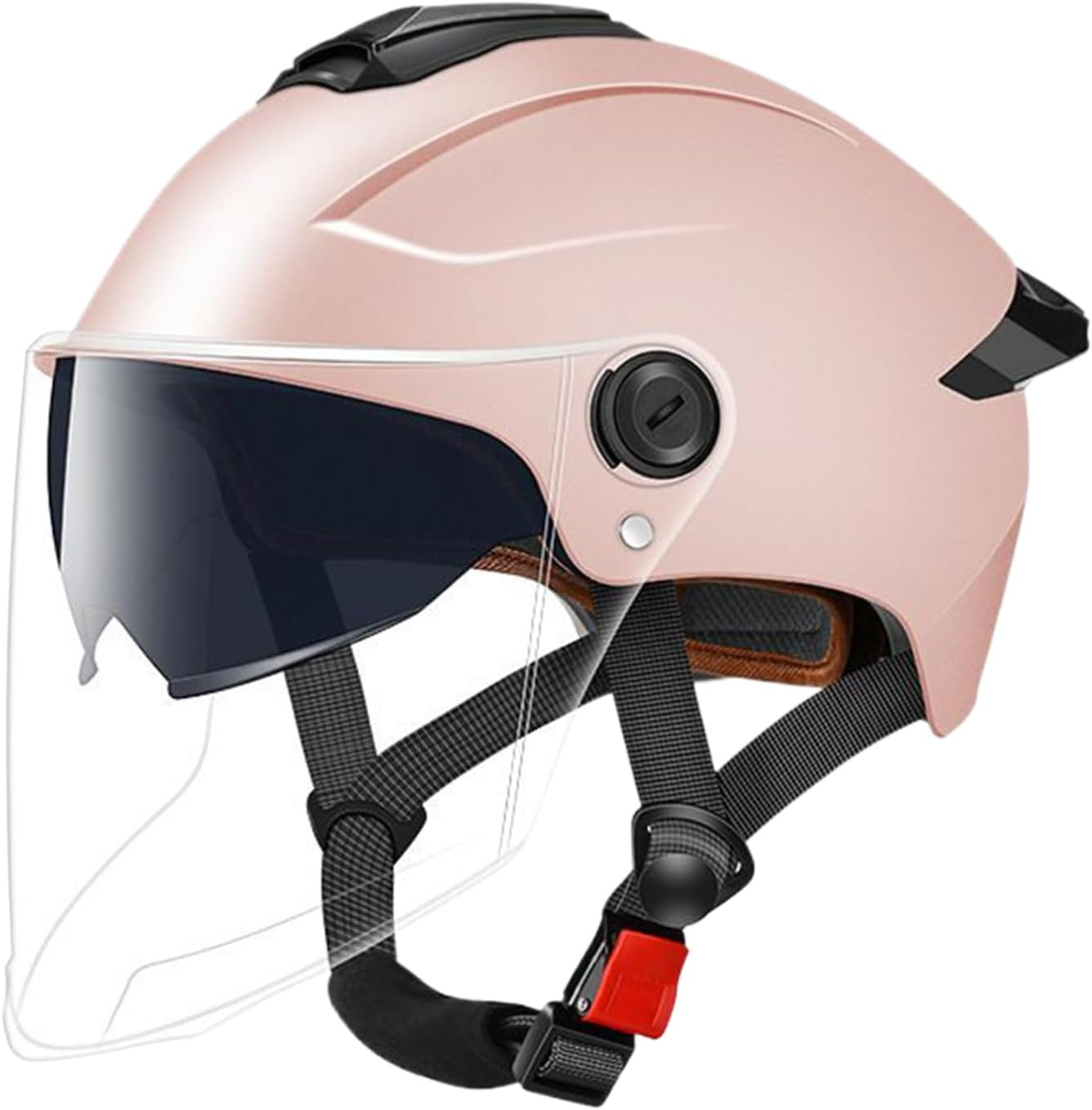 Helmets for Men Women, Adult Electric Scooter Helmet with Windshield, Unisex High Protection Bike Helmet for Electric Bike, Scooter, Skateboard, Motorcycles