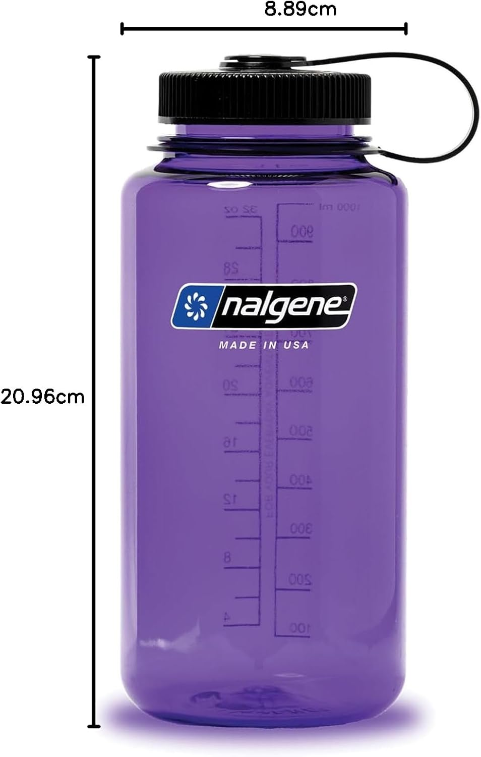 Nalgene Sustain Tritan Bpa-Free Water Bottle Made with Material Derived from 50% Plastic Waste, 32 OZ, Wide Mouth image number 6