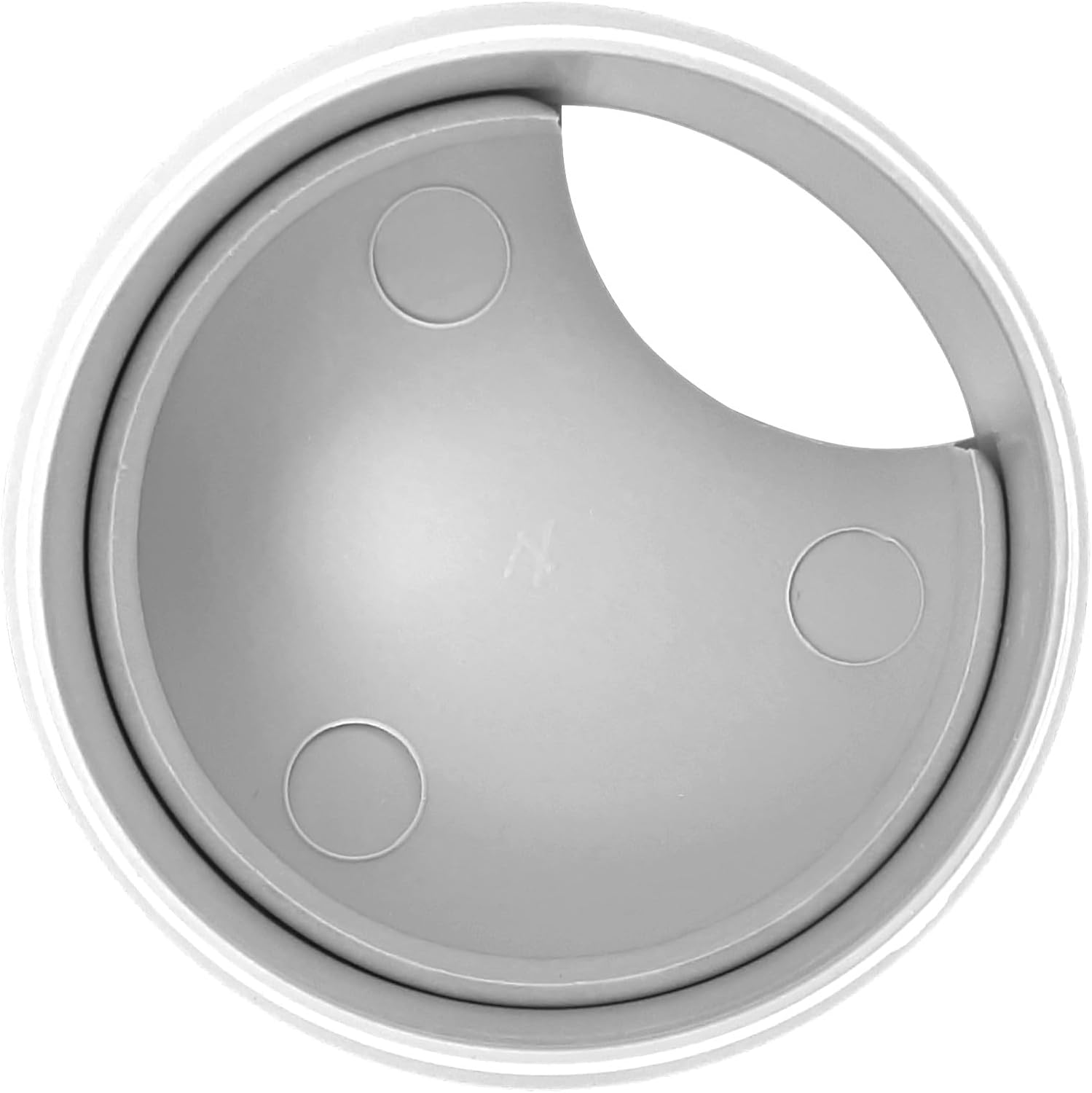 Cyclingcolors 2 X Cable Grommets 70 Mm Furniture Office Cable Guide Cable Outlet Cable Box Plastic (White) image number 2