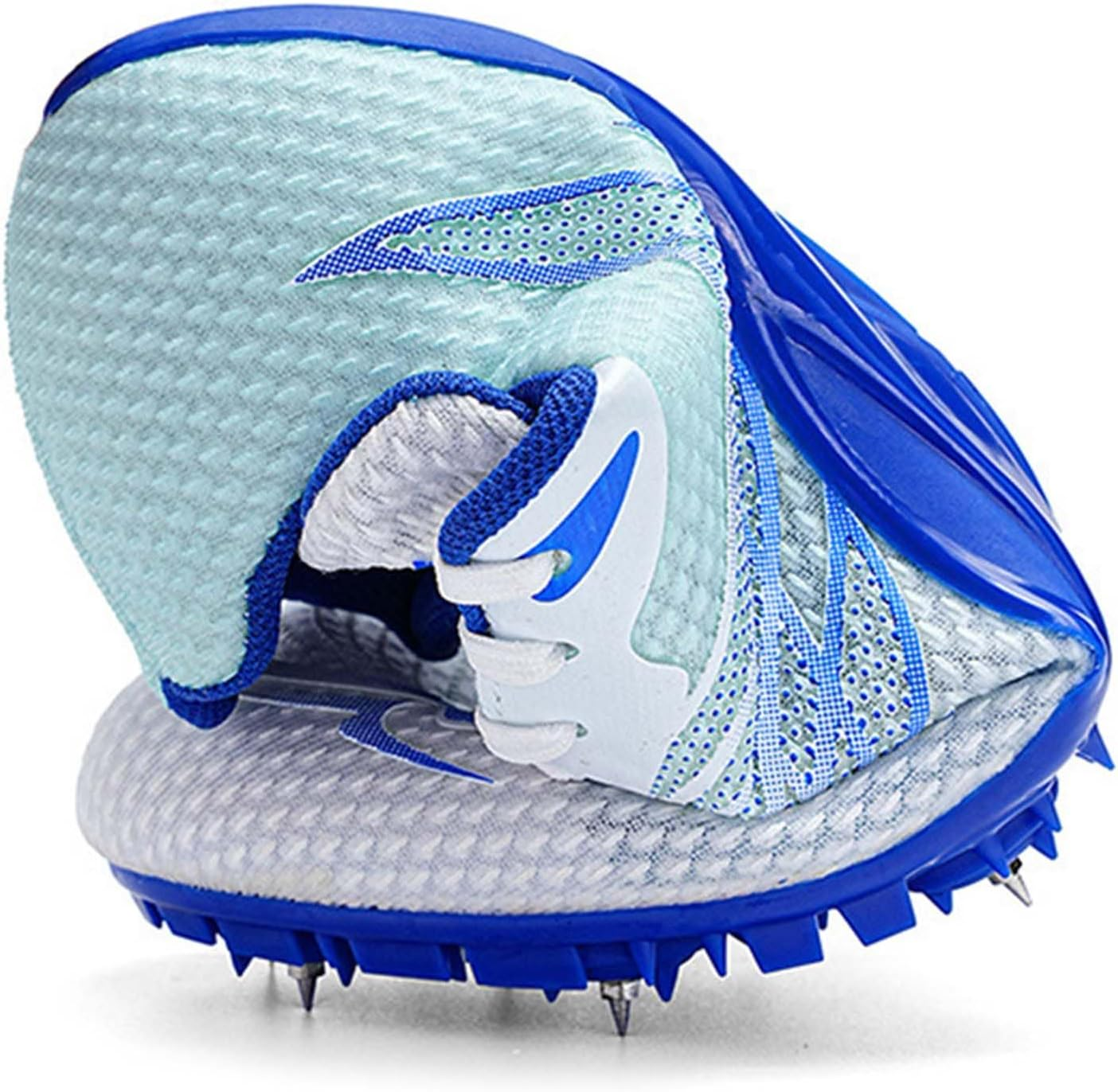 SDEQA New Track and Field Shoes for Mens Women Kids Boys Girls 8 Spikes Running Racing Shoes for Race Jumping Sprint Athletic Training image number 2