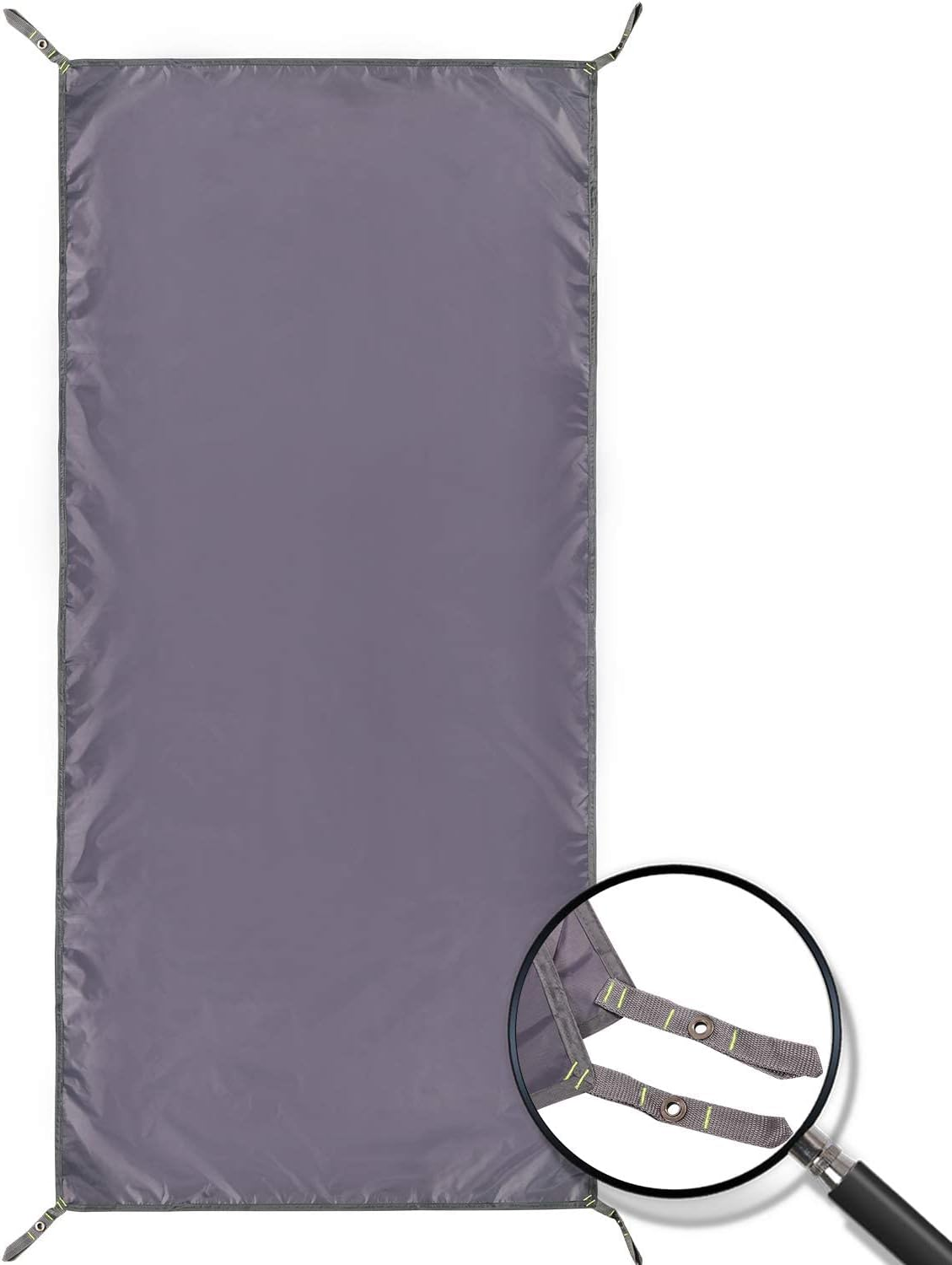 REDCAMP Waterproof Camping Tarp - 36"X83"/55"X83"/71"X83"/82"X82"/95"X83", 4 In1 Multifunctional Tent Footprint for Camping, Hiking and Survival Gear, Lightweight and Compact