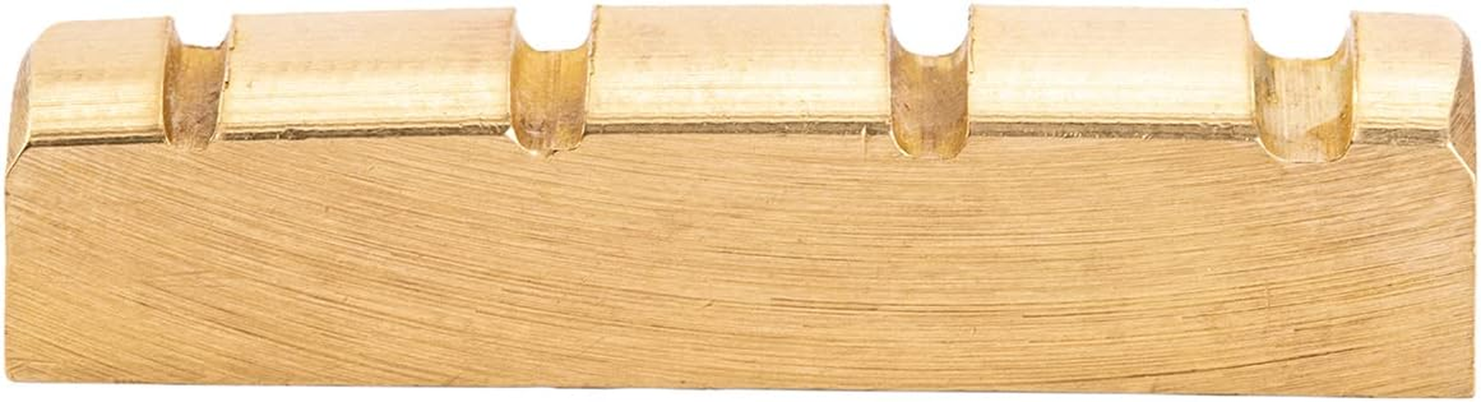 Musiclily Basic 4-String Slotted Electric Bass Brass Nut for Precision/Jazz Bass, 42X3.5X6Mm