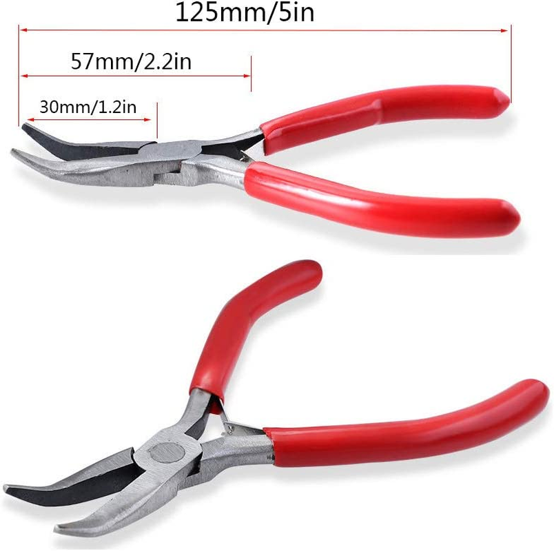 Meichoon Jewelry Pliers Set 3 Piece Includes 6-In-1 Bail Making Looping Pliers Artistic Wire Nylon Jaw Pliers and Bent Nose Pliers for Beading, Looping, Shaping Wire, DIY Jewelry DC722 image number 4