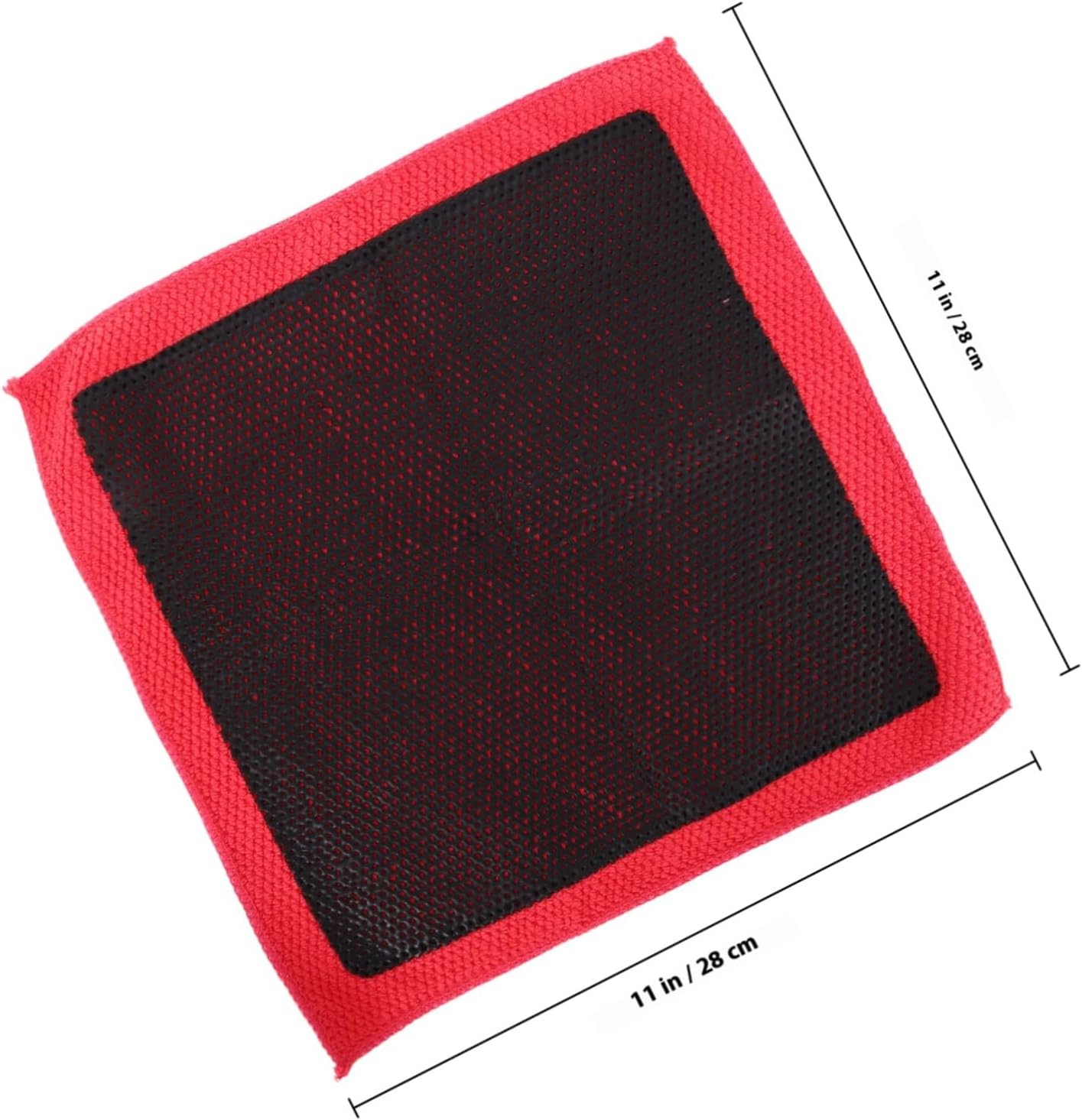 BRIGHTFUFU Car Wash Clay Towel Red Car Drying Towel Truck Cleaning Cloth Suv for Automotive Detailing and Household Cleaning