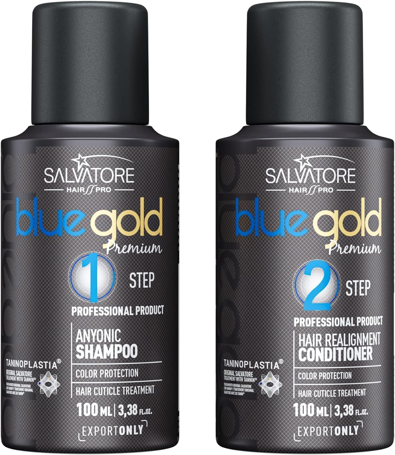 Salvatore Premium Blue Gold Premium 2X100Ml Pack - Hair Straightening