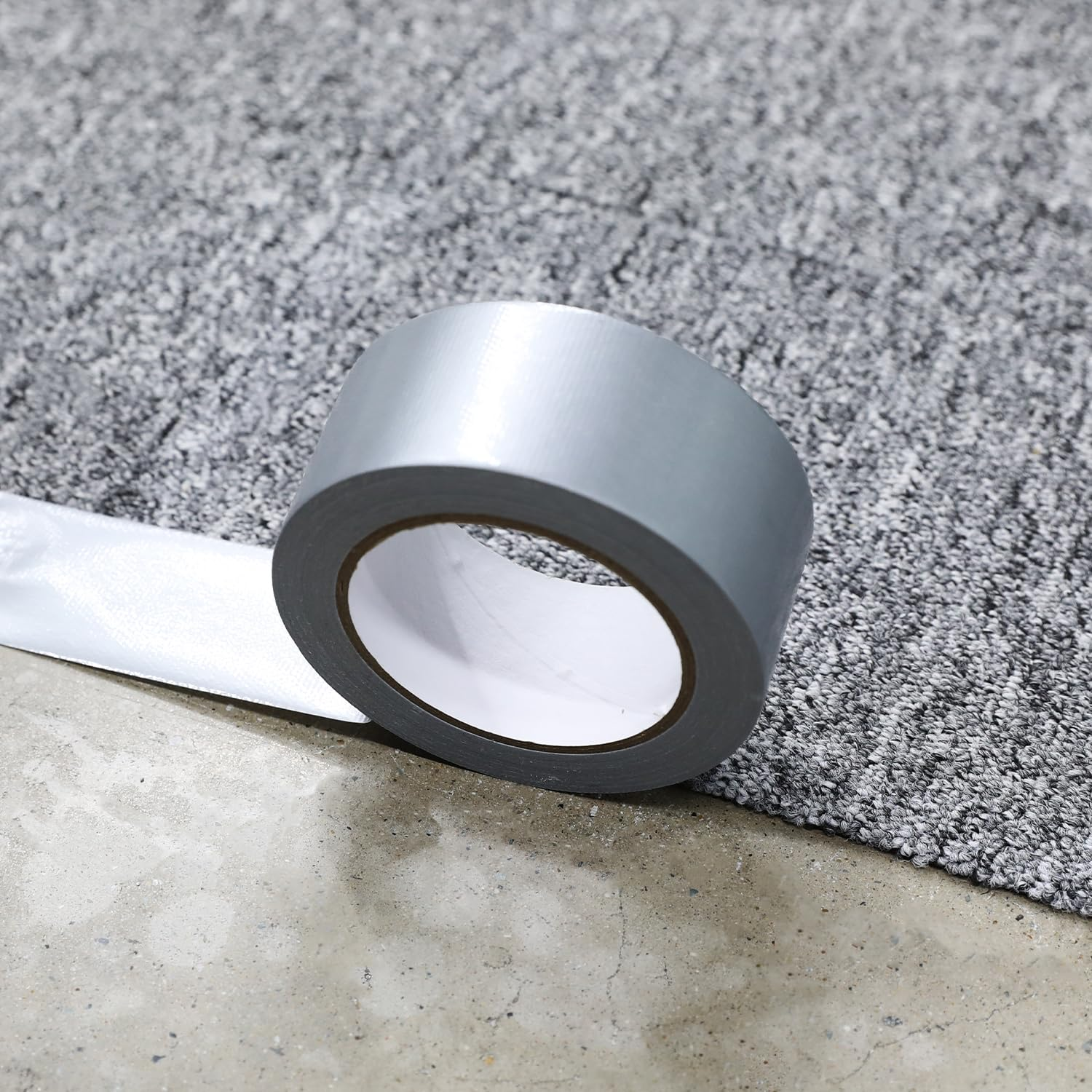 Amazon Basics Heavy-Duty Duct Tape, 4.77 Cm by 27 Meter, Silver, 3-Pack, Great for General-Purpose Use, Home Repairing, DIY Work, Auto Repair & Outdoor Activities(Previously Amazoncommercial Brand) image number 5