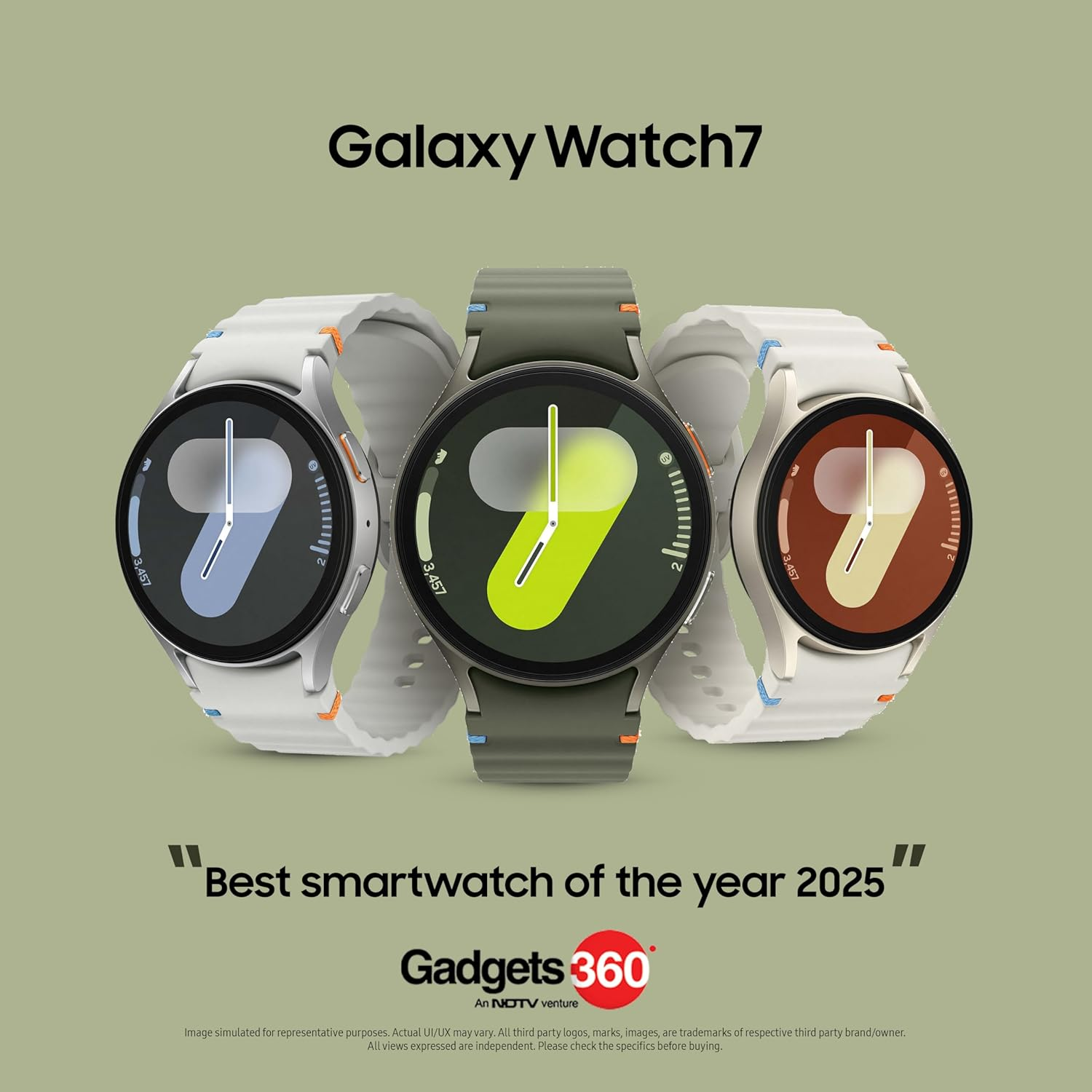 Samsung Galaxy Watch7 with Galaxy AI, BT Calling, Track Your Energy Score, Advanced Bio-Active Sensors, 40Mm (Cream, Bluetooth) image number 5