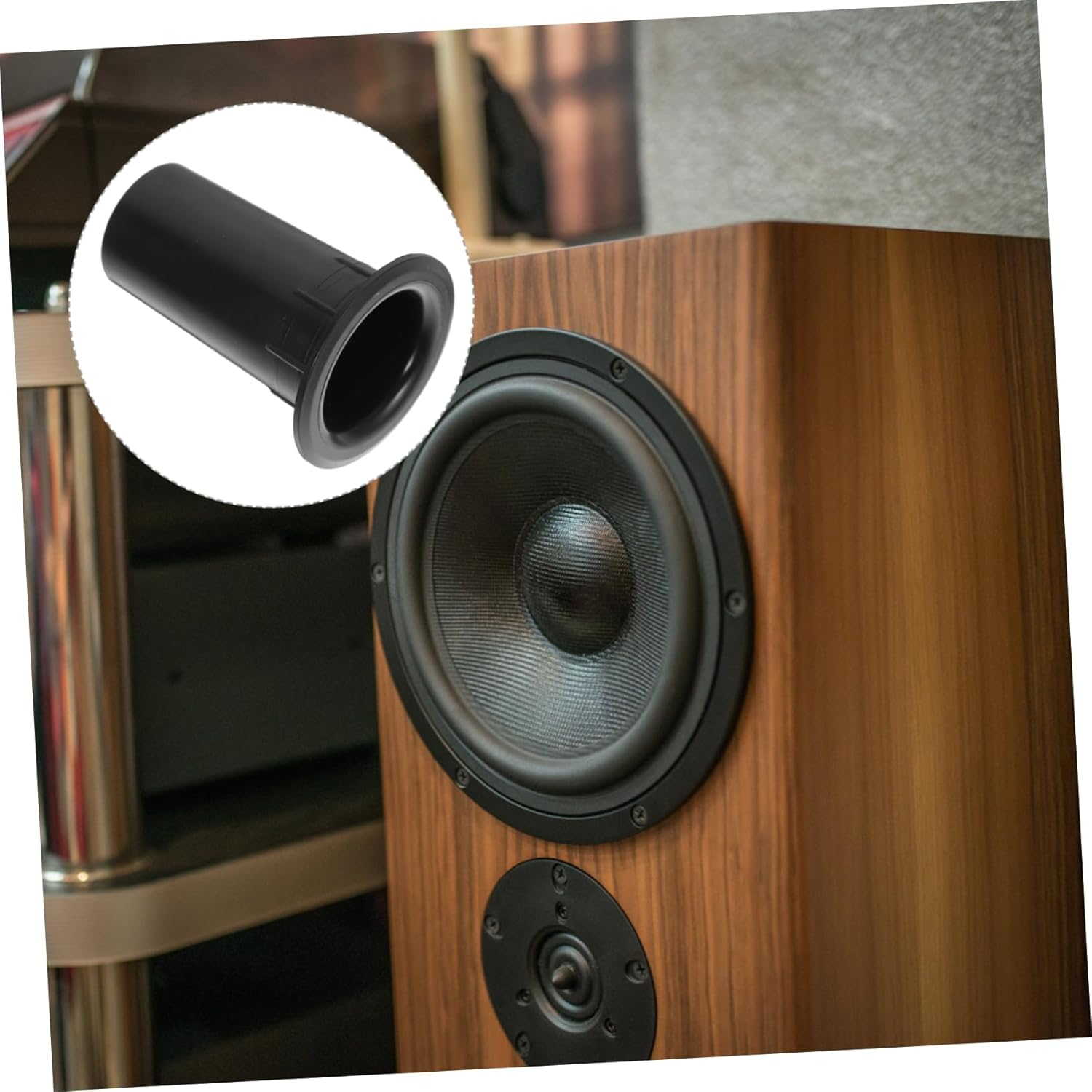 OKUMEYR 12 PCS Replacement Reflex Tube Plastic Subwoofer Port Tube for Enhanced Airflow and Sound Quality Easy Installation Speaker Accessory image number 6