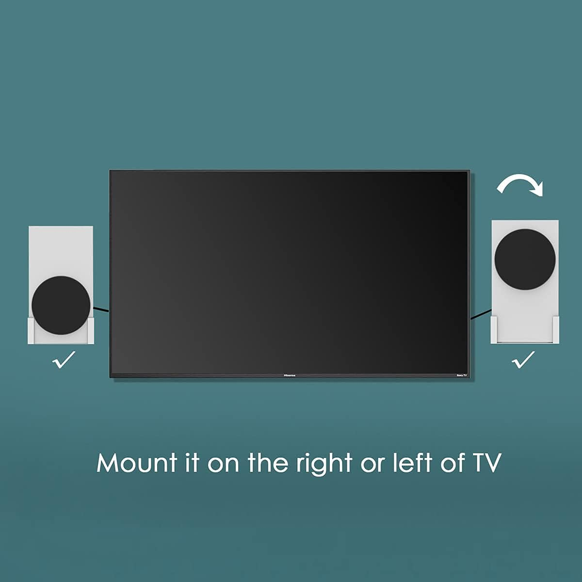 Monzlteck Wall Mount Holer for Xbox Series S,All Metal Vertical Hanging on Wall with Power Botton Left/Right,Wall Shelf Bracket for XSS image number 2