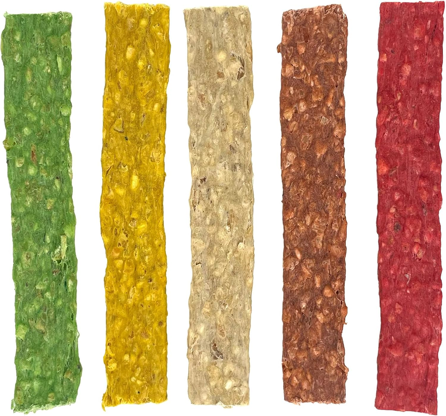 It'S Treat Time Dog Rawhide Munchy Strips 12.5Cm (100 Pack) - Long-Lasting Dog Treats, Dental Chews for Dogs, Teeth Cleaning, Tartar Control, Oral Health image number 1