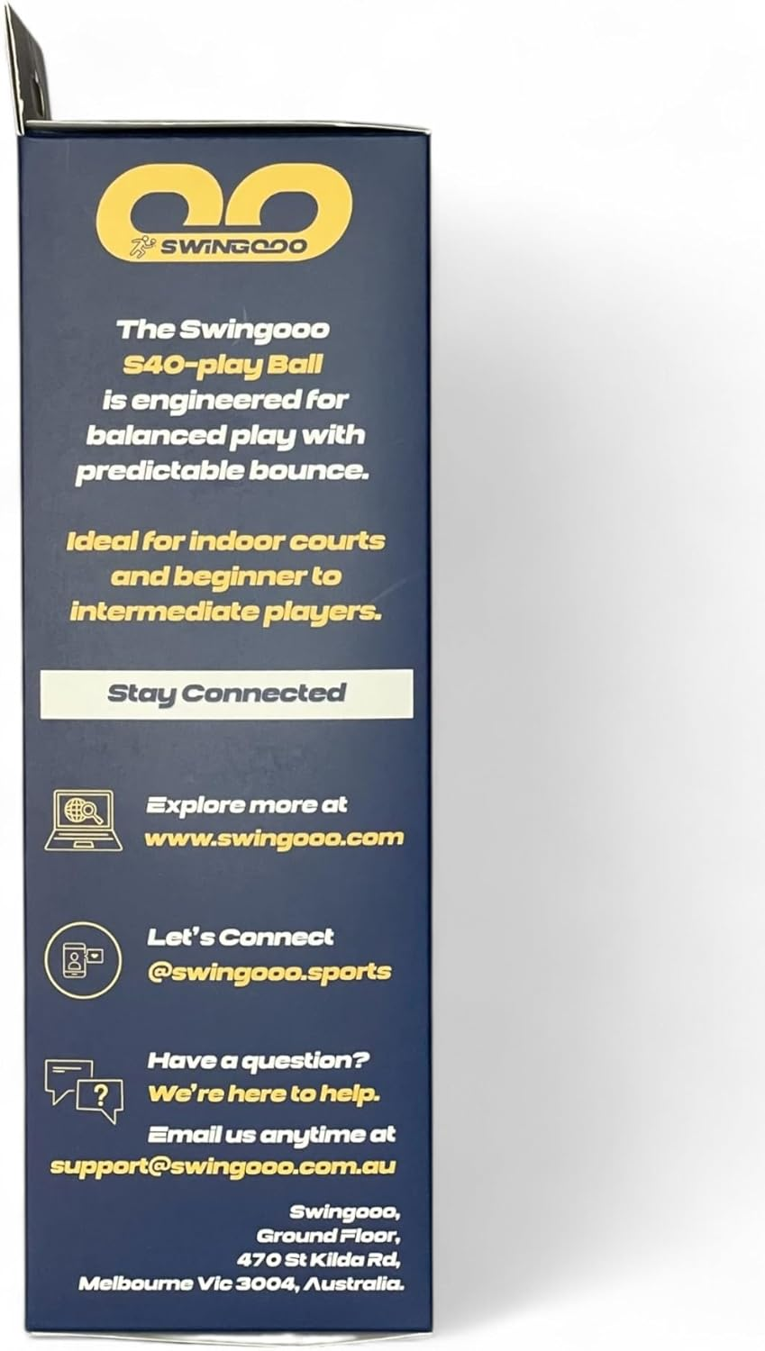 Swingooo S40 Play Verstatile Pickleballs &ndash; 40-Hole Design for Durability, True Flight, and Consistent Bounce &ndash; Set of 3 image number 4