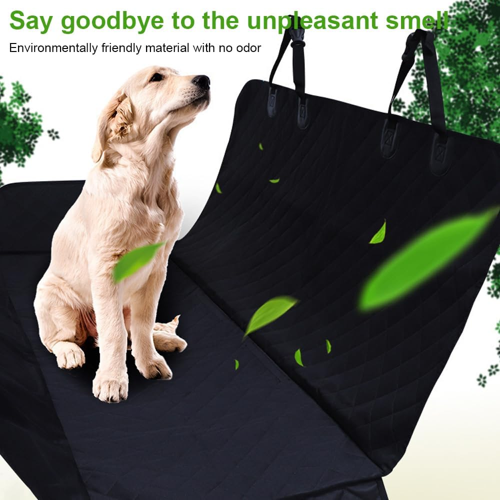 HPAMR Dog Car Seat Cover Hard Bottom, Dog Car Seat Covers for Back Seat, Dog Hammock for Car, Back Seat Pet Cover, Back Seat Extender, Pets Backseat Protector, Back Seat Pets Covers for Dogs image number 6