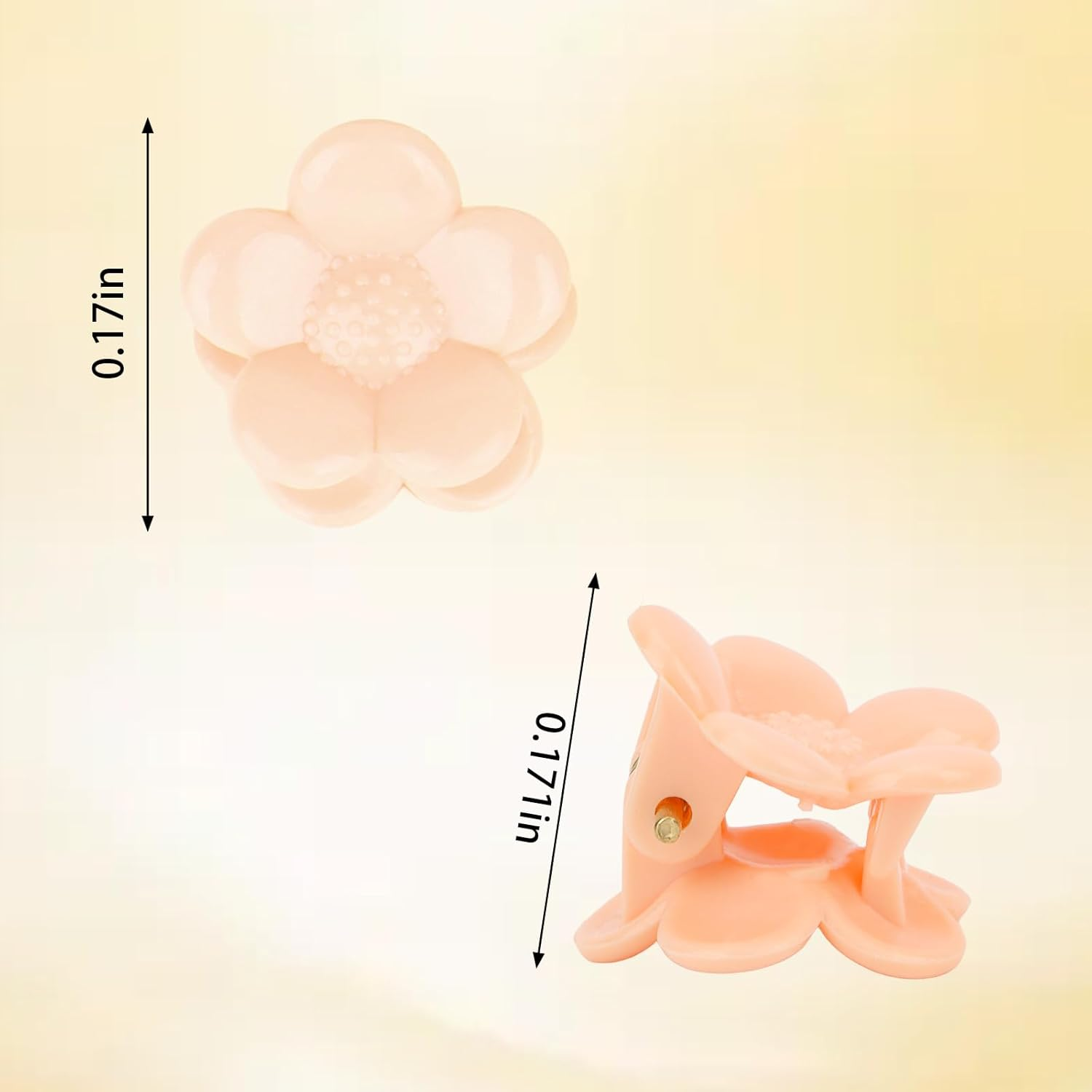 Srotmirw Small Flower Hair Clips, Pack of 100 Flower Clips Hair for Women and Girls to Choose from in Everyday Life image number 5