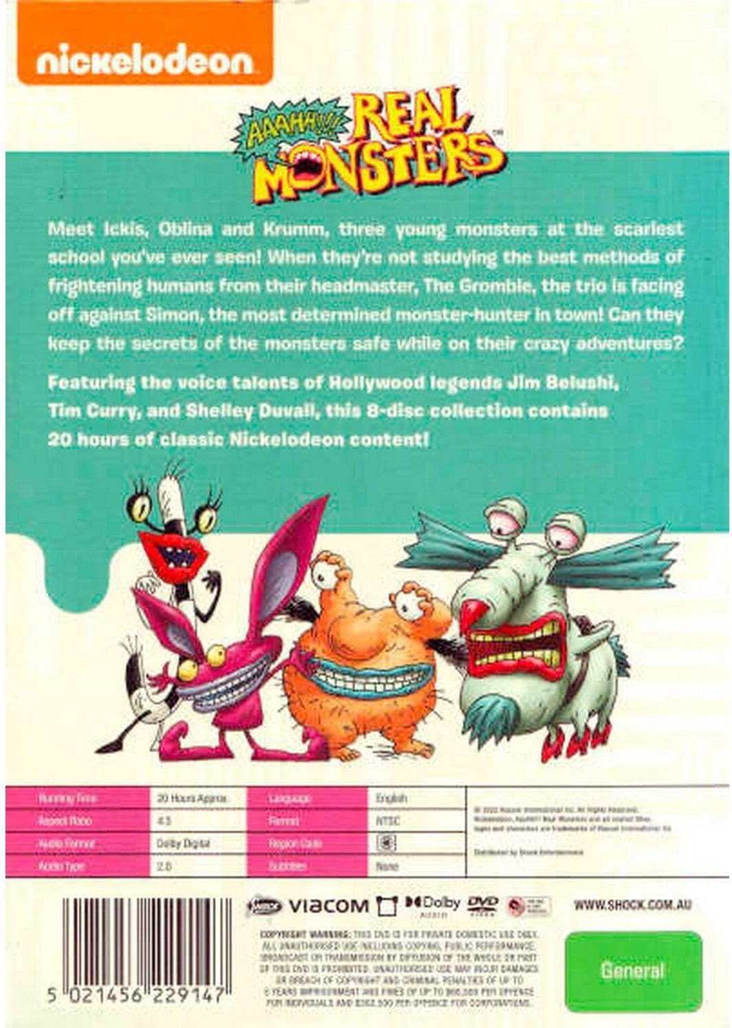 Shock Aaahh!!! Real Monsters the Collection DVD