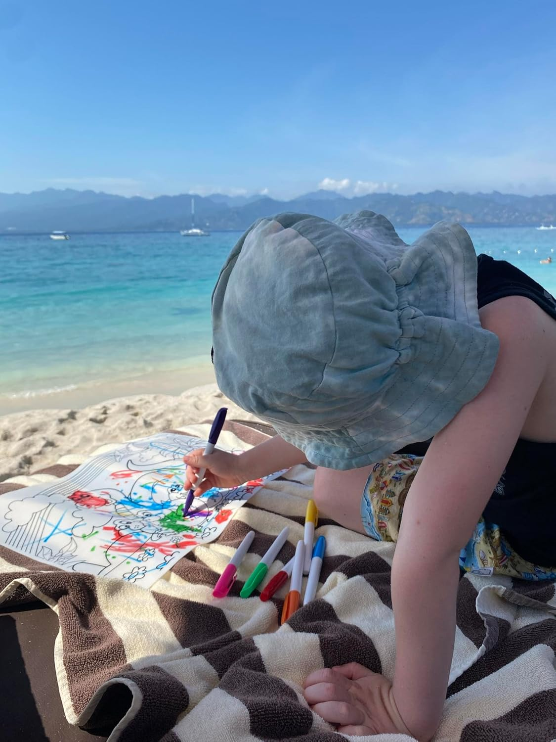 Seek 'N' Spot Silicone Colouring Mat, Animal Theme, Learn Counting, Silicone Drawing Mat, Reusable Silicone Placemat, Doodle Mat image number 2