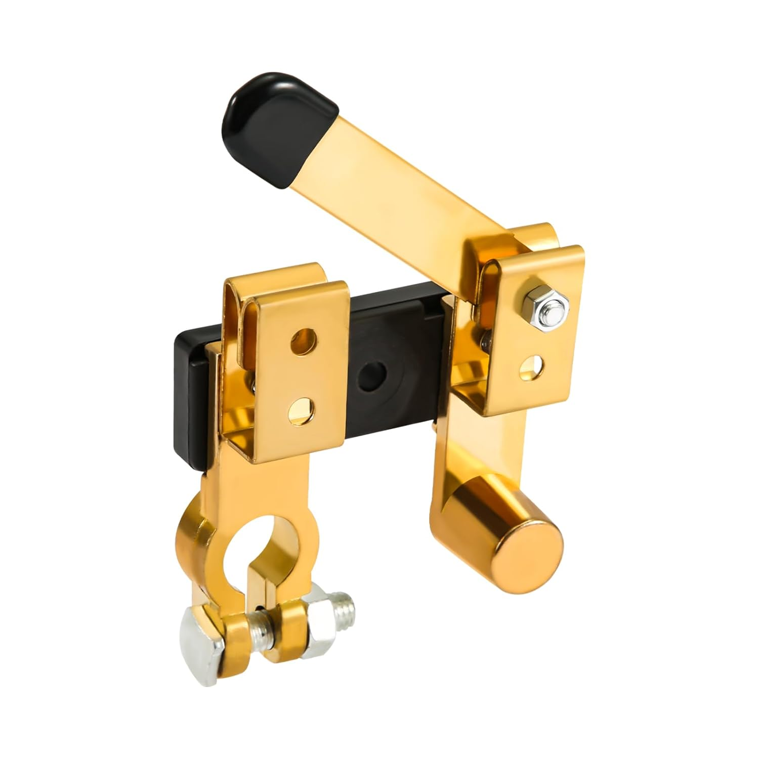 Battery Disconnect Switch, Top Post Knife Blade Master Switch Copper Negative Battery Disconnect Switch 12V 24V Battery Cut off Shut off Switch for RV Marine Car Boat (Horizontal) image number 6