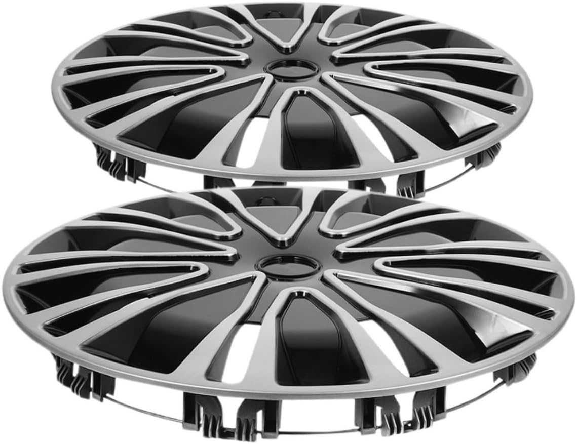 2Pcs Car Rim Covers Hubcap Decorative Wheel Rim Covers SUV Automotive Hub Caps image number 1