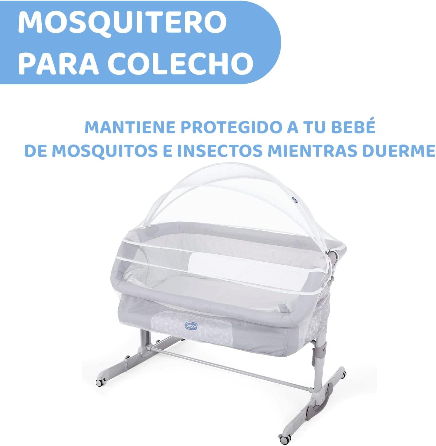 Chicco Next2Me Mosquito Net White, White, 520 Grams image number 5