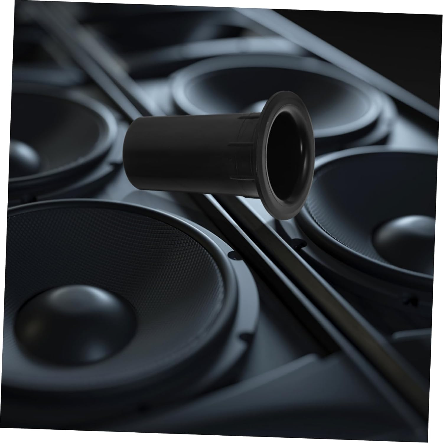 FELTECHELECTR 12Pcs Plastic Woofer Box Port Tube Speaker Reflex Tube Replacement for Audio Punching Bag Speaker Supply