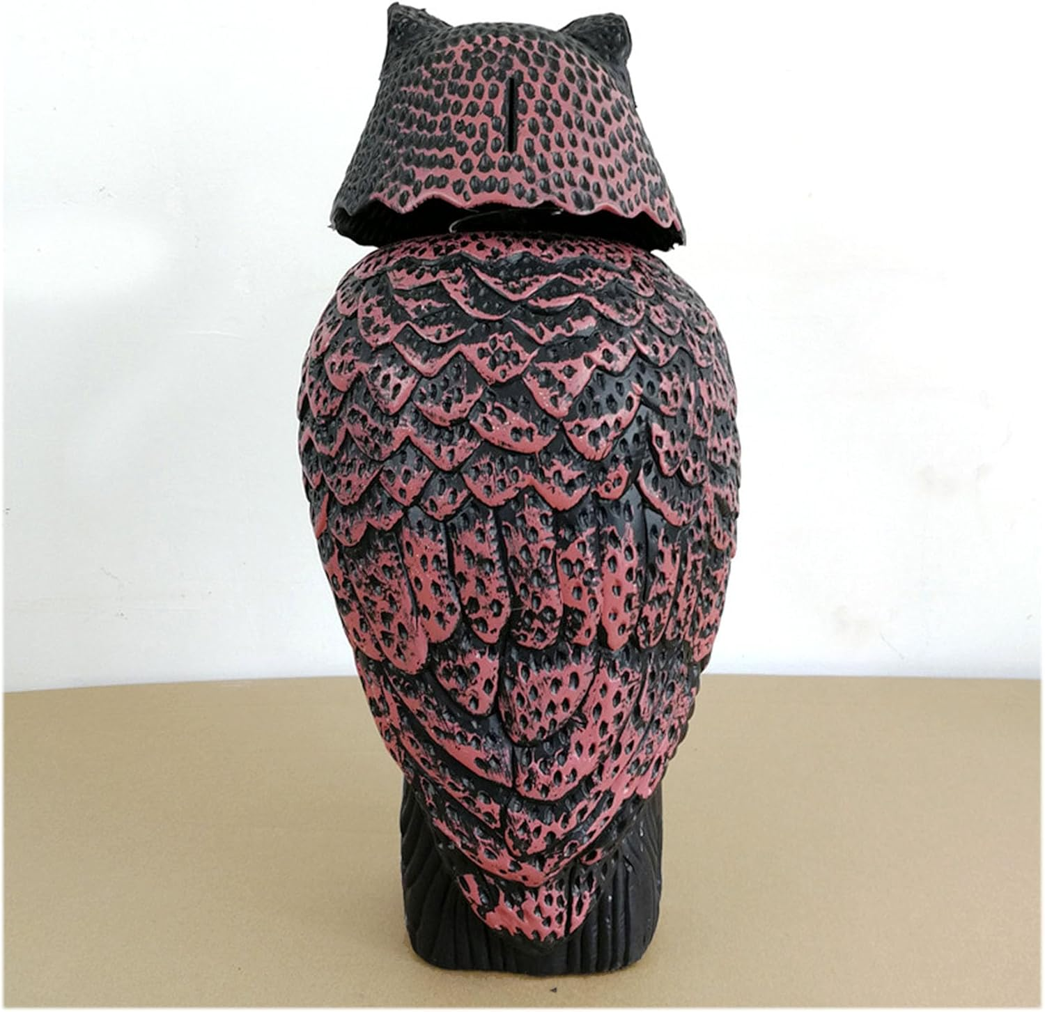 Scarecrows for Outside, Scarecrow Fake Owl with Rotating Head, Owl Decoy to Scare Birds Away Bird Deterrents for Outside, Woodpecker Deterrent, Plastic Owl Statue for Outdoor Garden Yard (1 Pack) image number 5