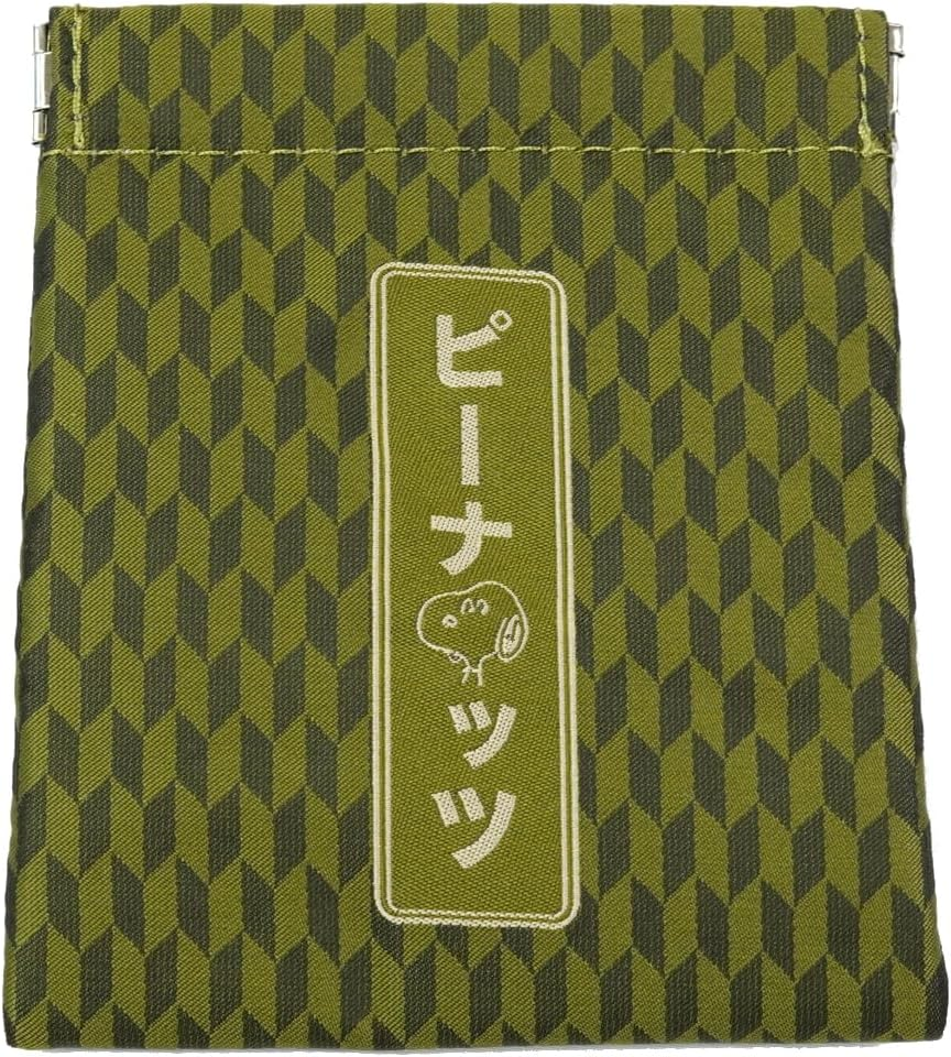 Peanuts/Spring Pouch Snoopy Woodstock (Cherry Blossom and Arrow Feathers) PNDW1484 Green image number 3