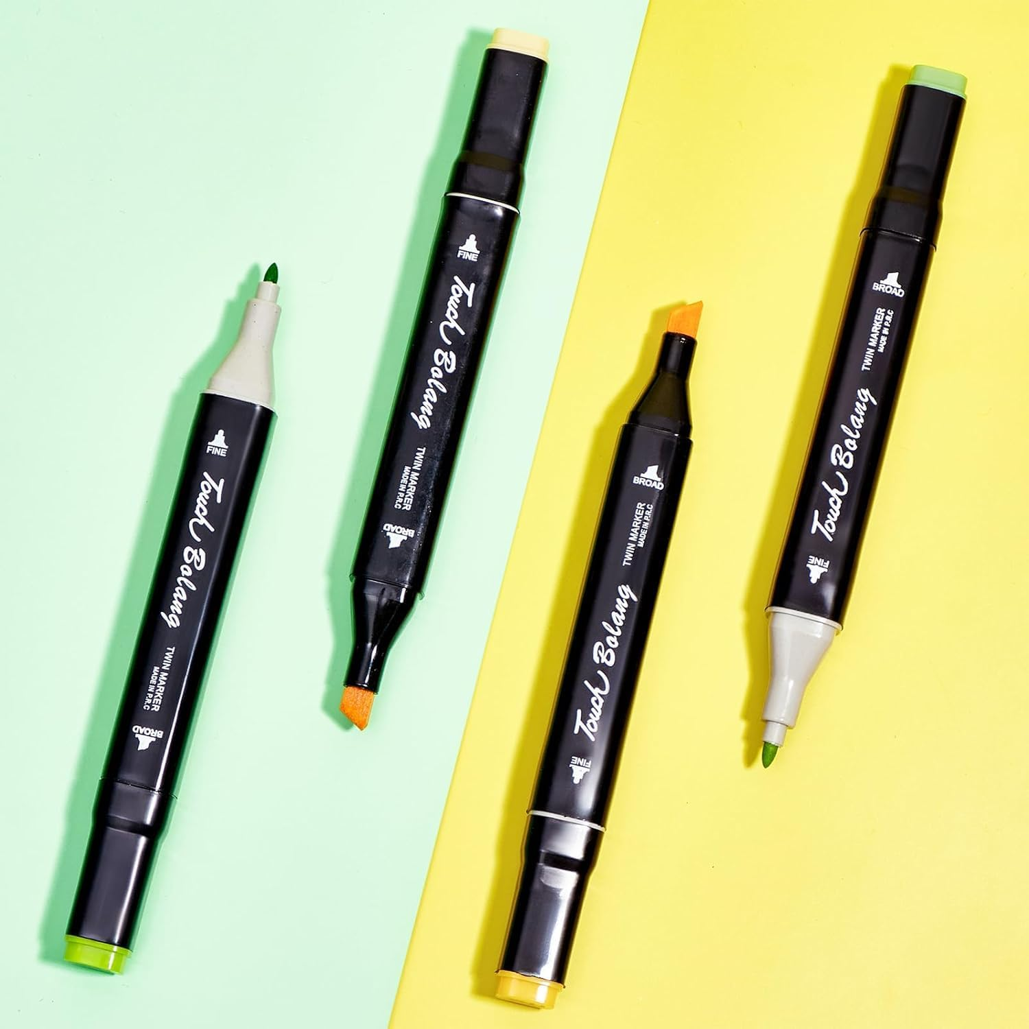 168 Alcohol Markers Set: Brush & Dual Tip Professional Markers with 168 Colours Marker Pen, Storage Bag & Strap - Alcohol-Based for Drawing/Adult Coloring (Skin Tones) image number 5