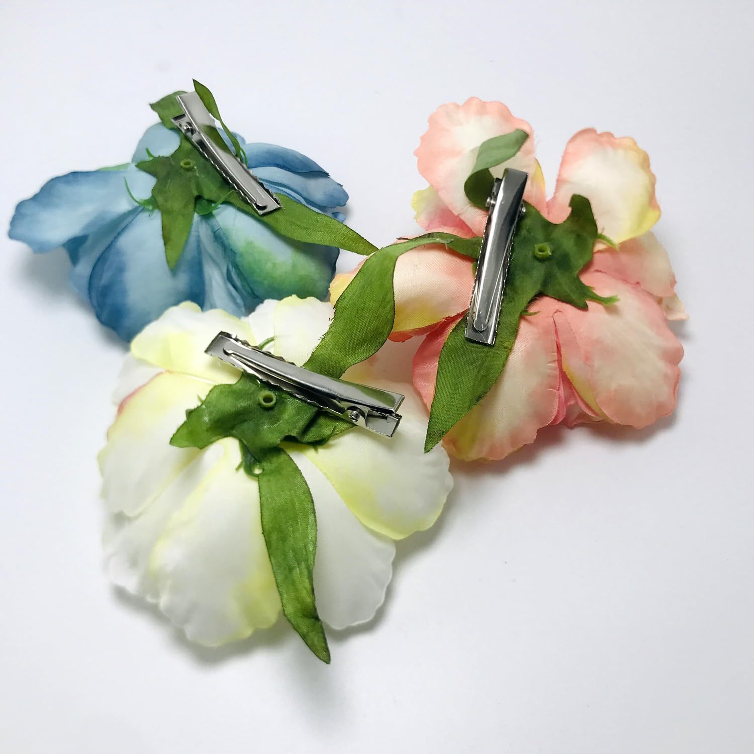 3Pcs Peony Hair Clips Artificial Flower Hair Pins Flower Hair Barrette Accessories Bohemian Flower Hairpin for Party Beach Wedding