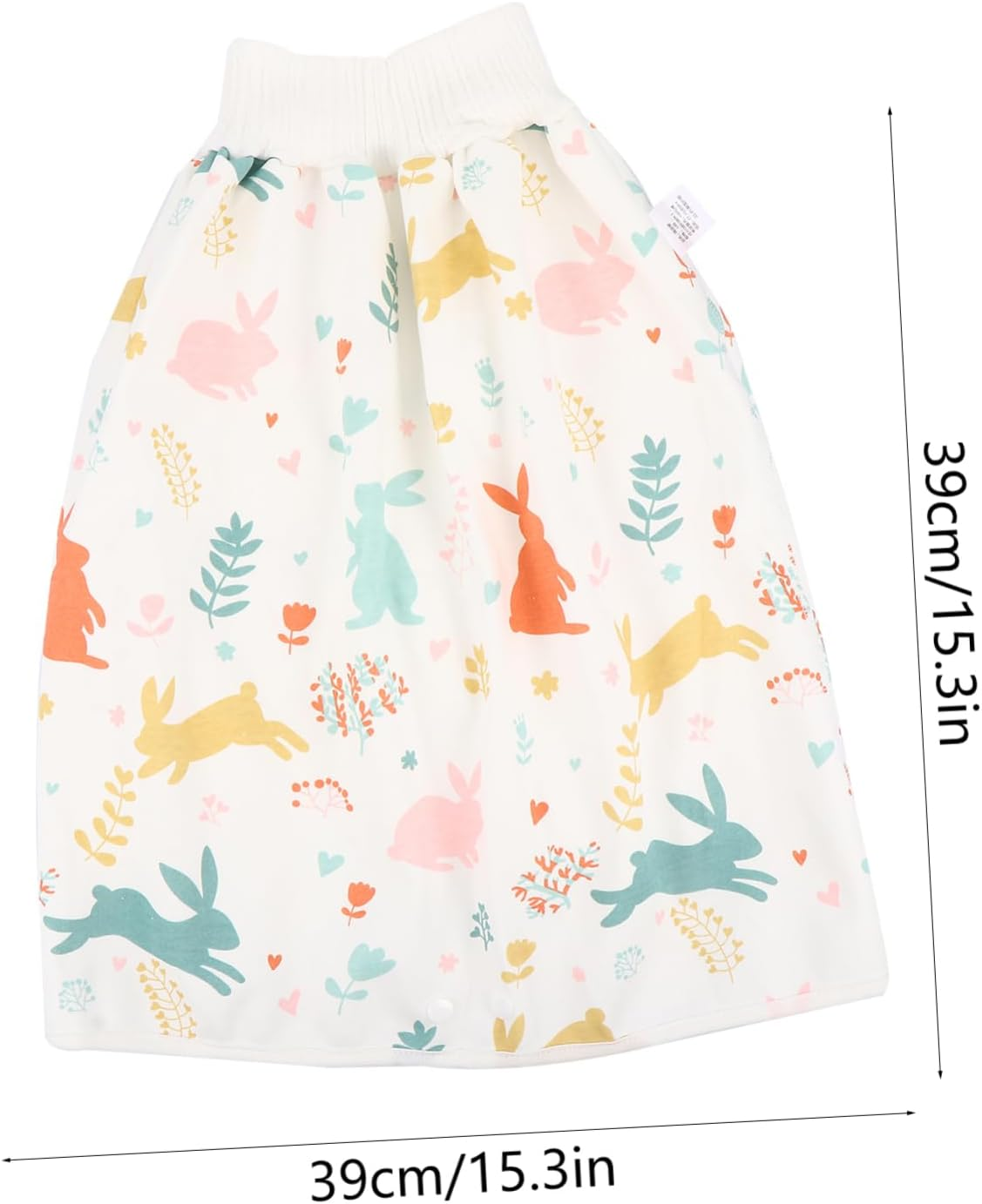 HANABASS Diaper Skirt with Breathable Cotton Elastic Waist Training Pants for Potty Training Washable and Comfortable Undies for Boys image number 6