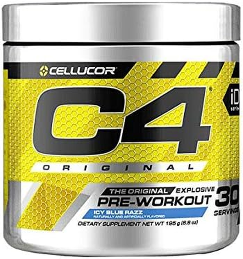 Cellucor ID Series C4 Pre Workout Original Icy Blue Raspberry, 30 Servings image number 3