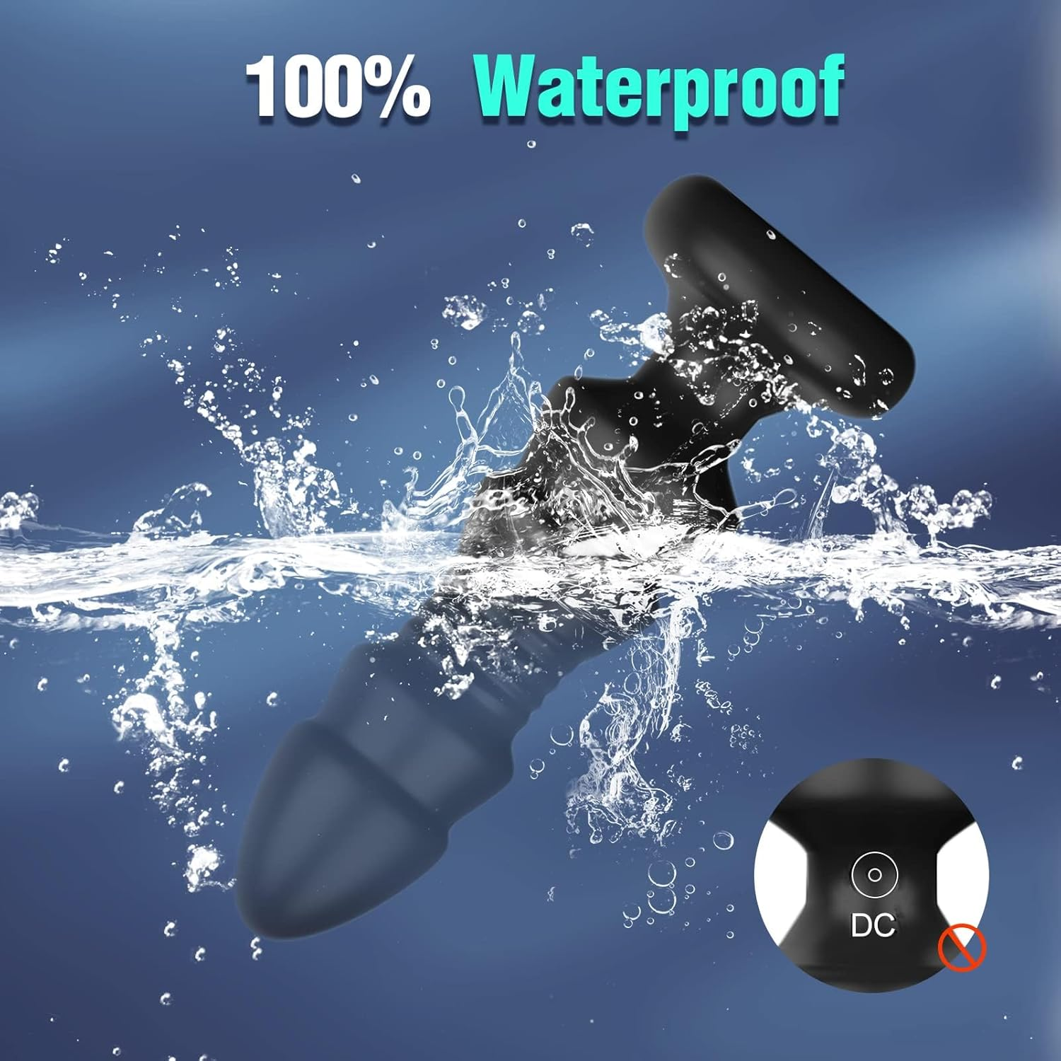 2 in 1 Thrusting Male Vibrator Sex Toy, Remote Control Vibrating Adult Anal Sex Toys Butt Plug, Anal Beads with 5 Vibrating & Thrusting Dildo Prostate Massager for Men Women and Couples