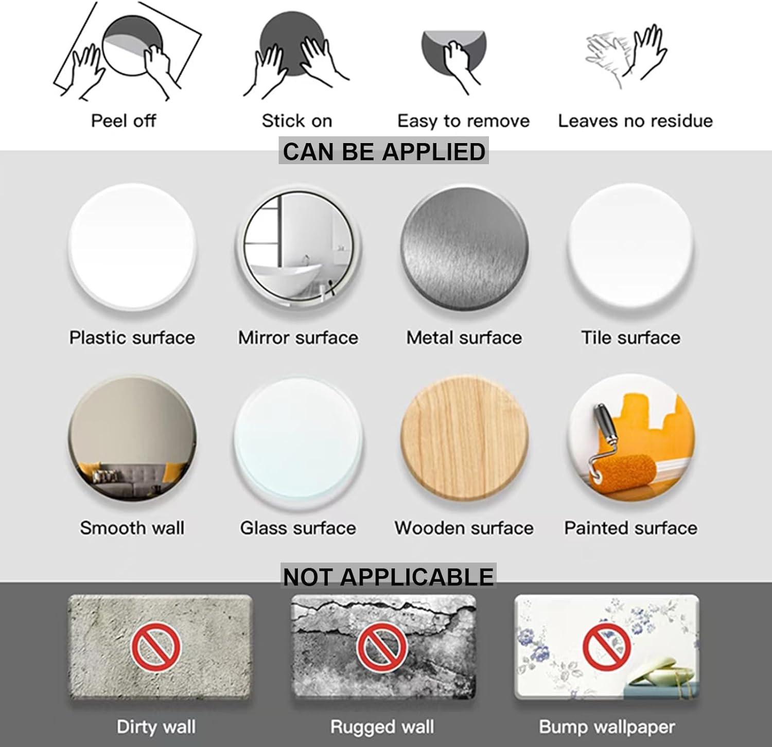 Large Dinosaur Wall Decals Watercolor Dino Footprint Neutral Wall Stickers Baby Toddler Kids Room Wall Decor Murals for Nursery Daycare Classroom Decoration image number 3