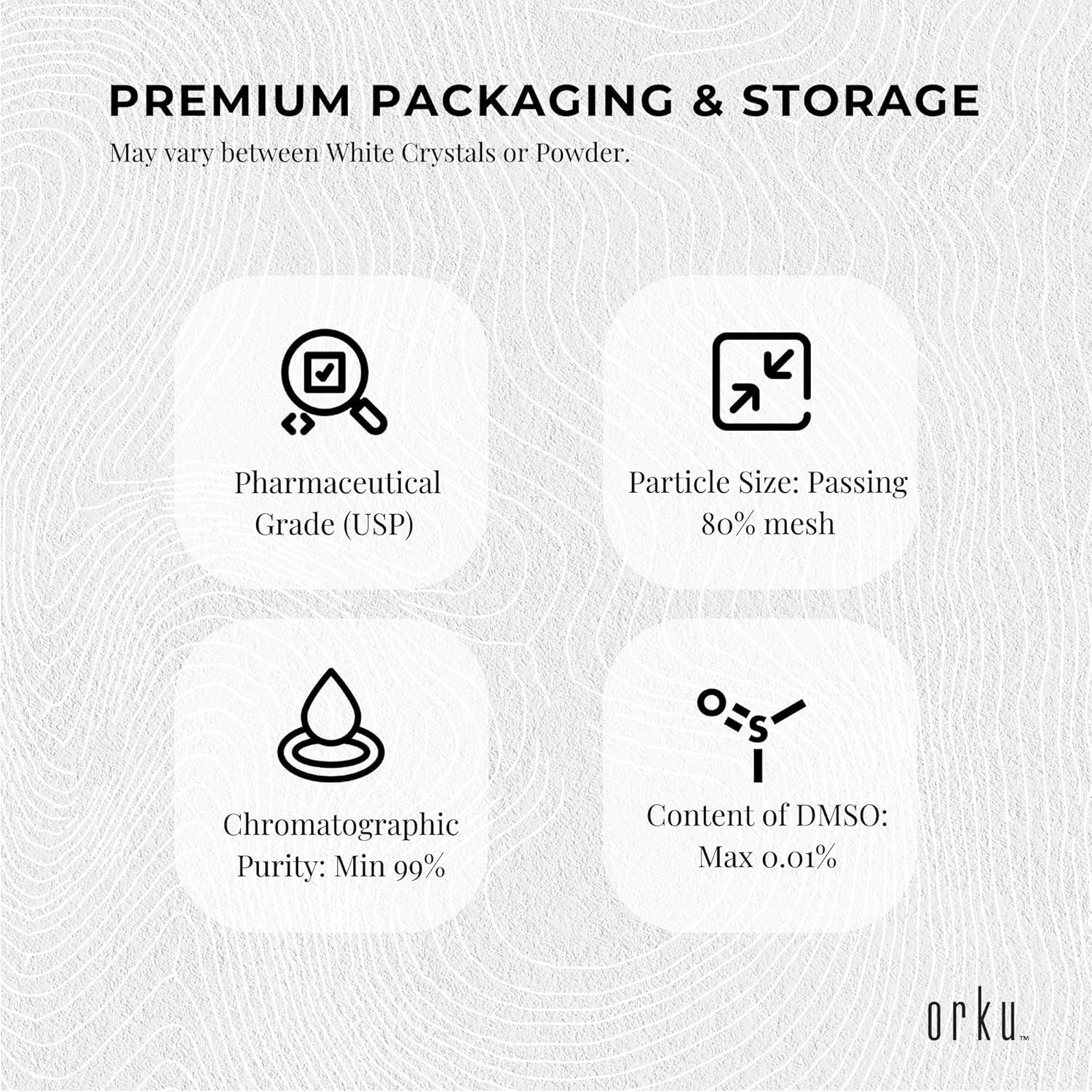 1Kg MSM Powder or Crystals Tub - 99% Pure Methylsulfonylmethane Dimethyl Sulfone image number 5