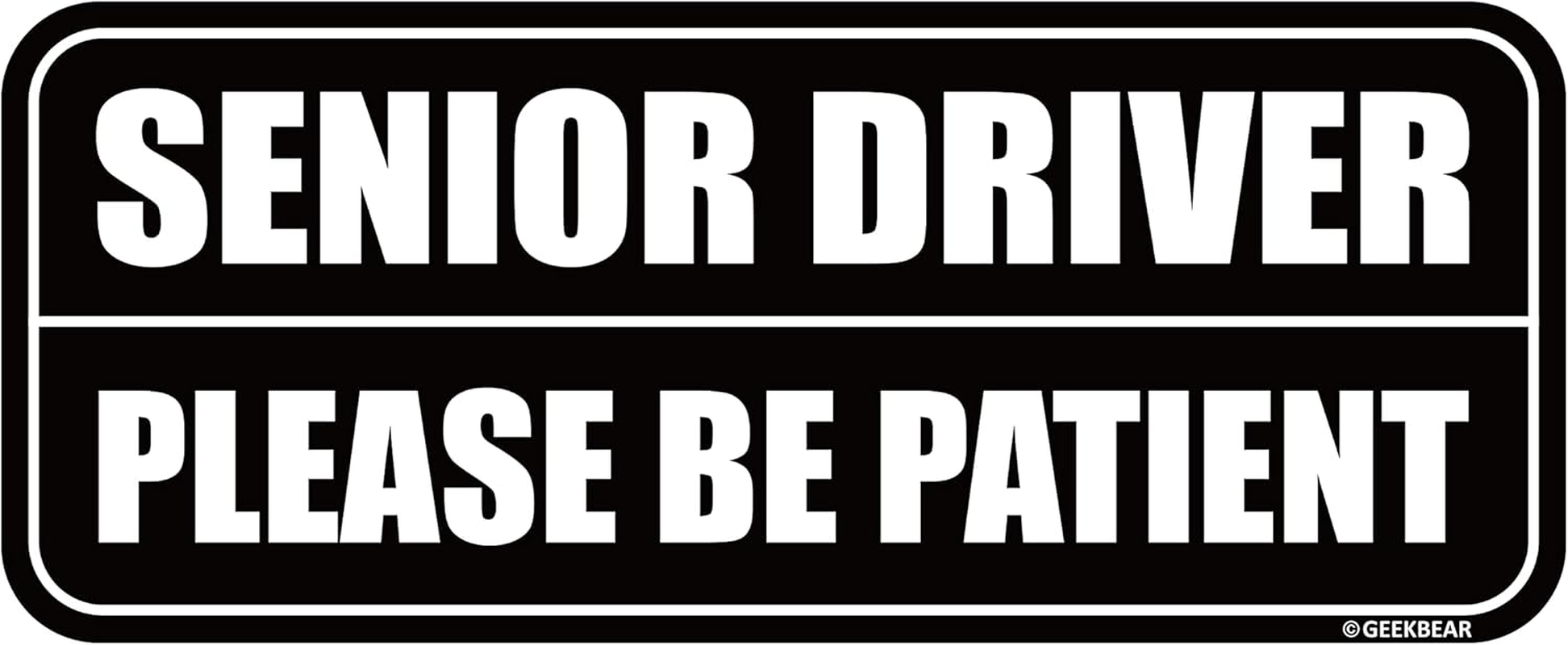 Senior Driver Magnet_Rectangular Type (1 Pack) (Navy/Blue)