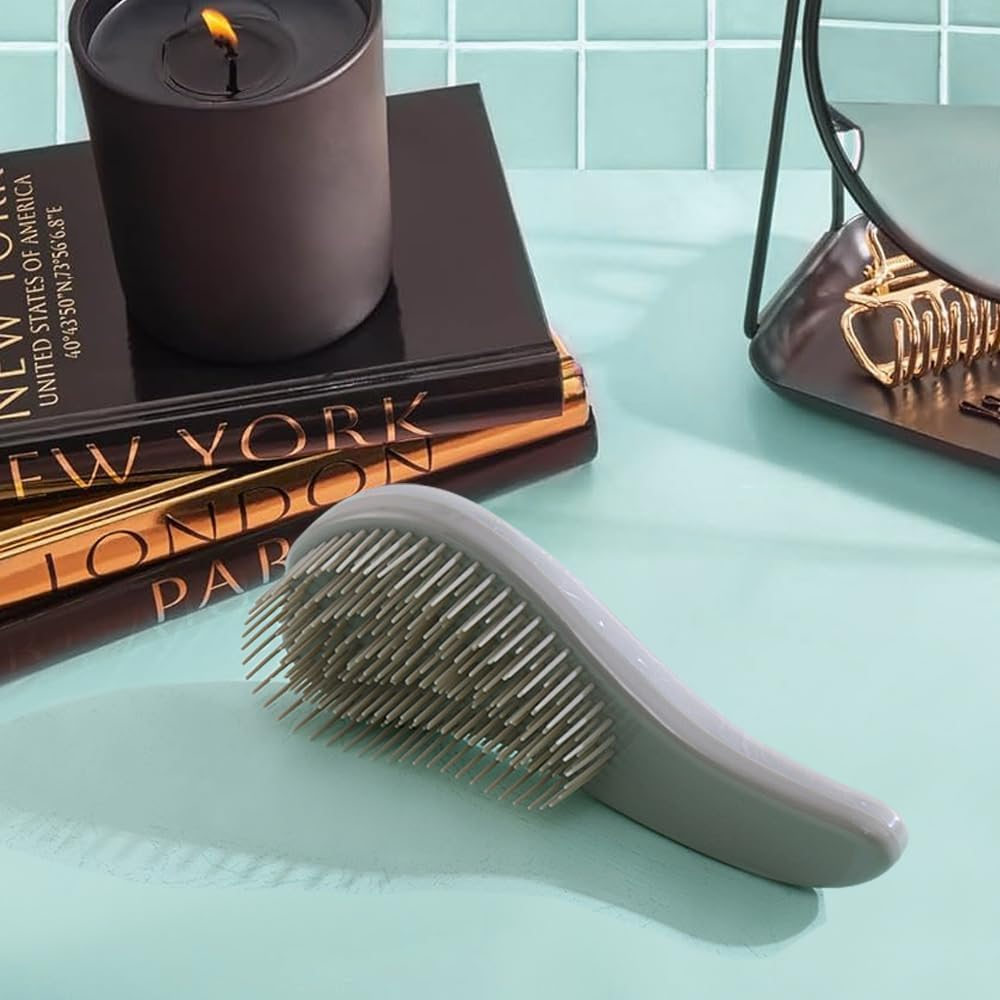 TTPSRY Ergonomic Detangling Brush Hair Brush Detangler Comb Massage Scalp Hair Straightener Styling Tool 185 Cm