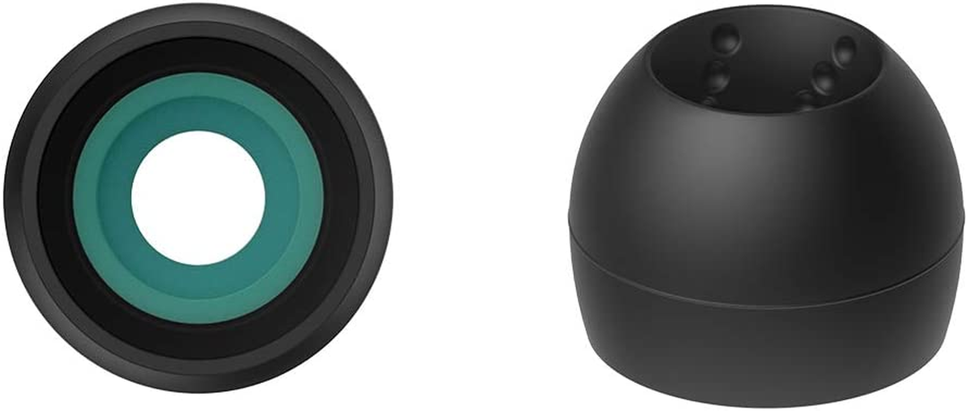 JVC EP-FX10ML-B Replacement Ear Tips Spiral Dots++ 4 Pack ML, Black image number 4