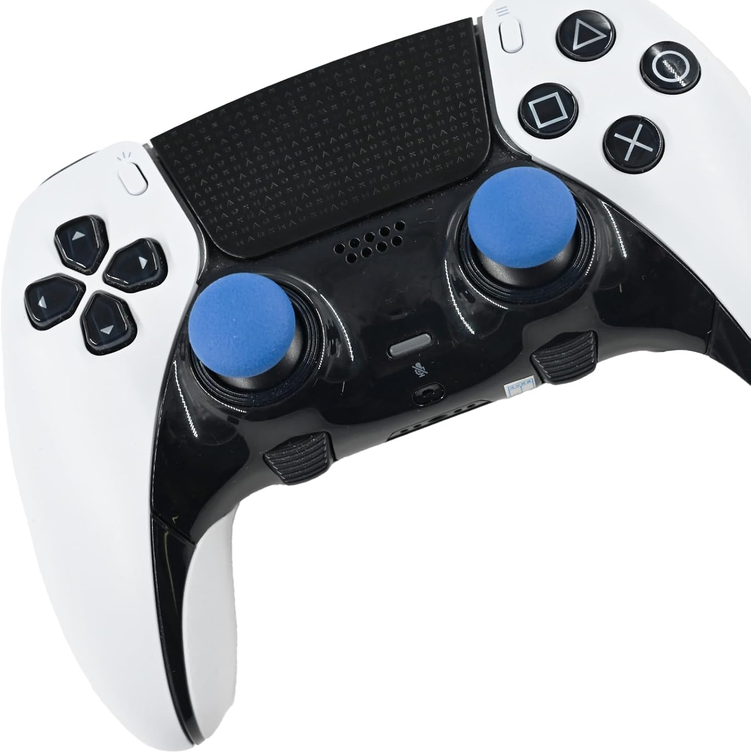 Thumbsticks for PS5 Edge Controller, Thumbsticks Paddles Replacement for PS5 Dualsense Controller, 6 in 1 Accessories Parts for PS5 Dualsense Edge Controller Analog Joystick Repair Kit (Blue) image number 1